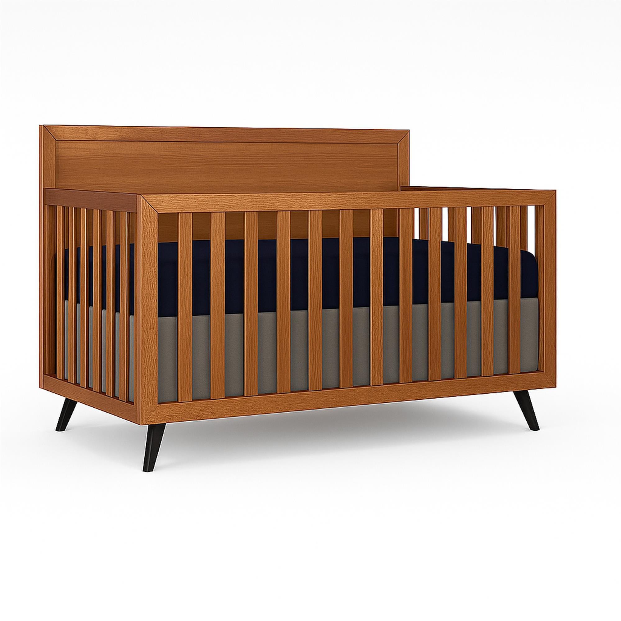 Evolur Stilnovo Convertible Crib in Sugar Cane