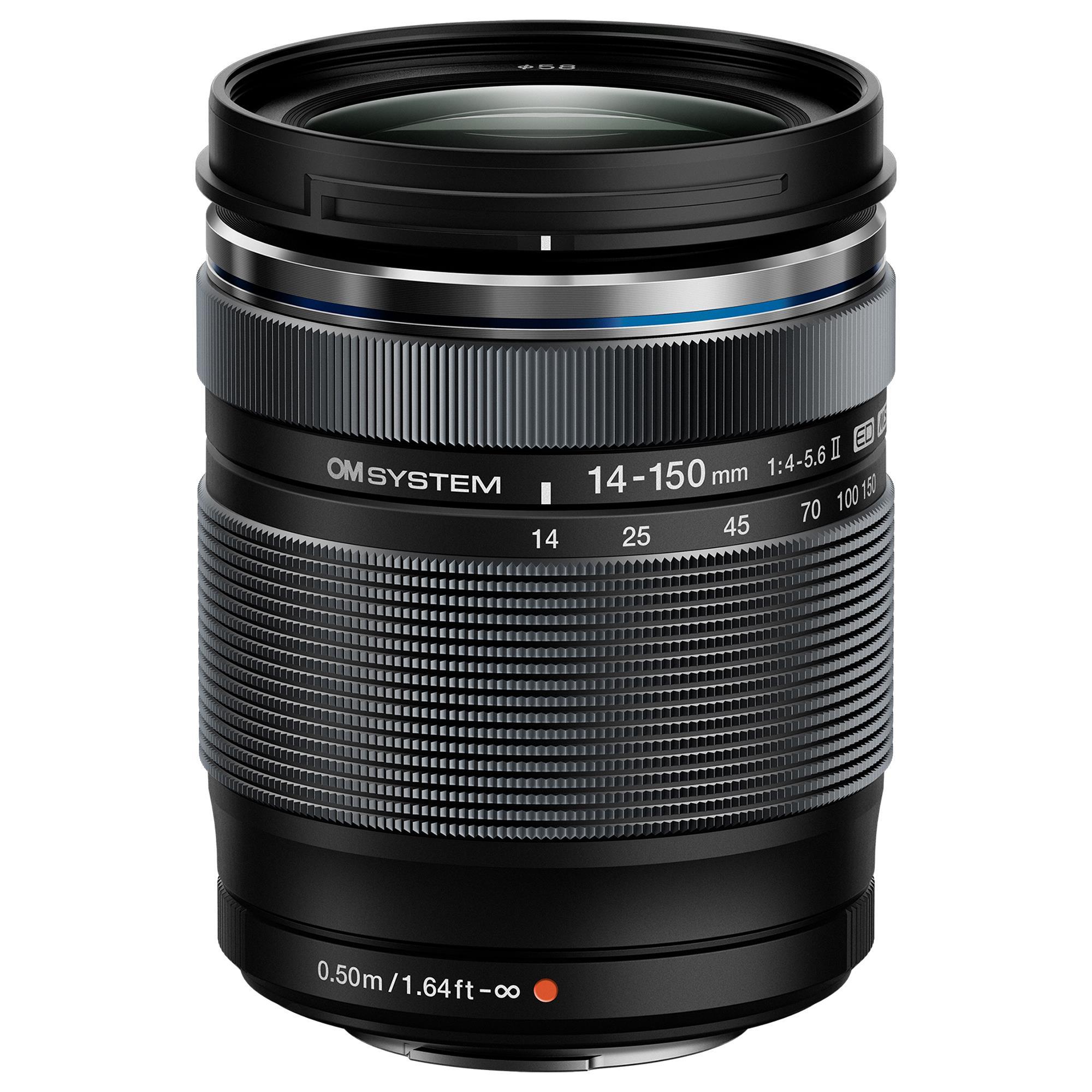 OM System M. Zuiko Digital ED 14-150mm f/4.0-5.6 II Lens in Black