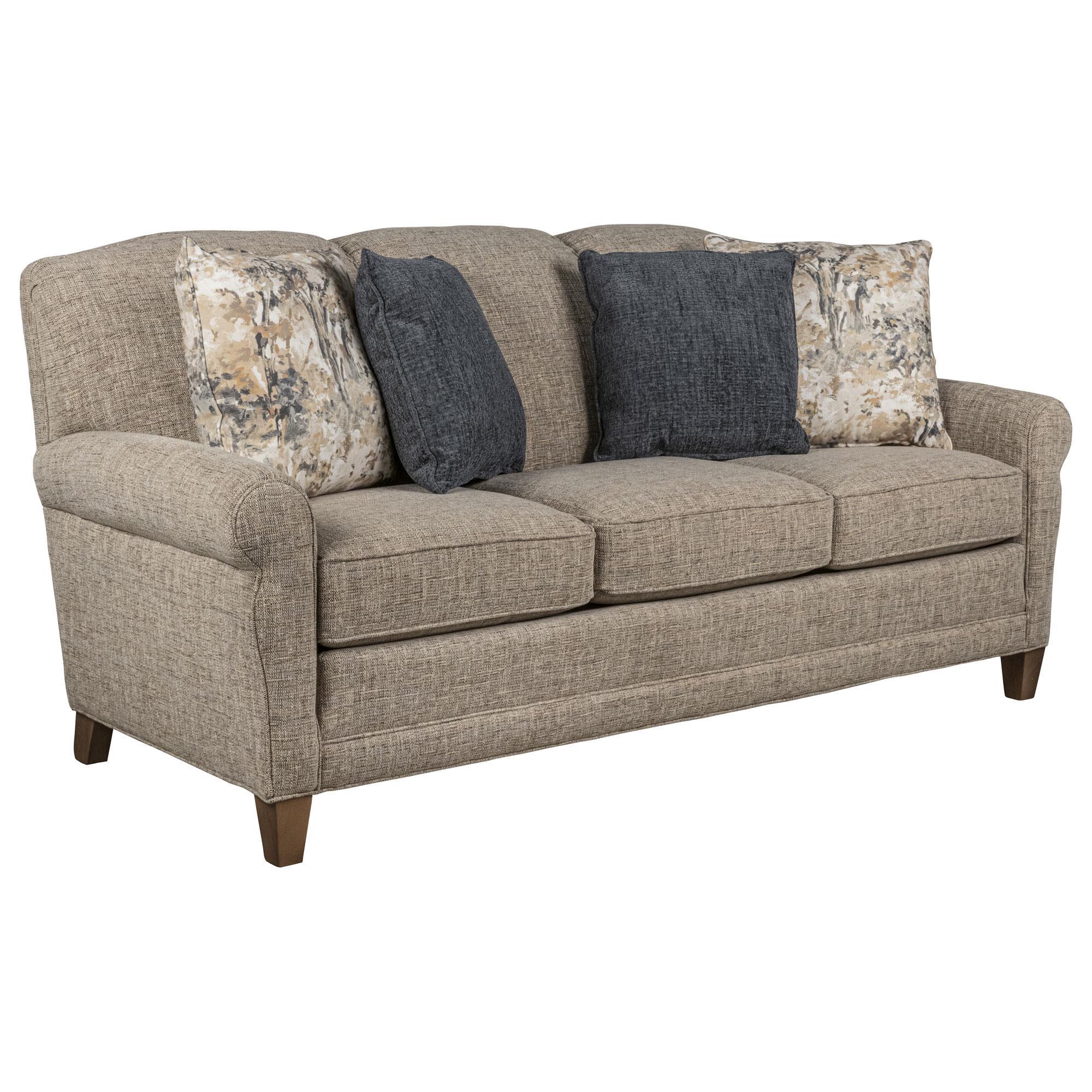 Smith Brothers Stationary Sofa in Brown