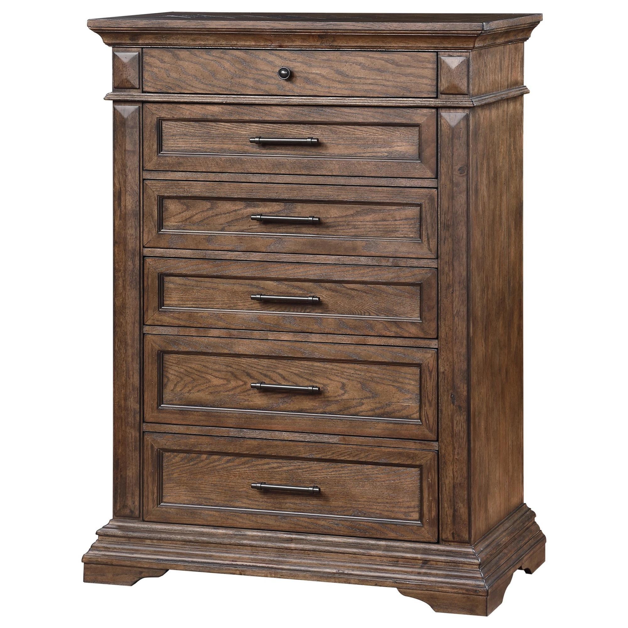 New Heritage Design Mar Vista Chest in Brushed Walnut | NFM