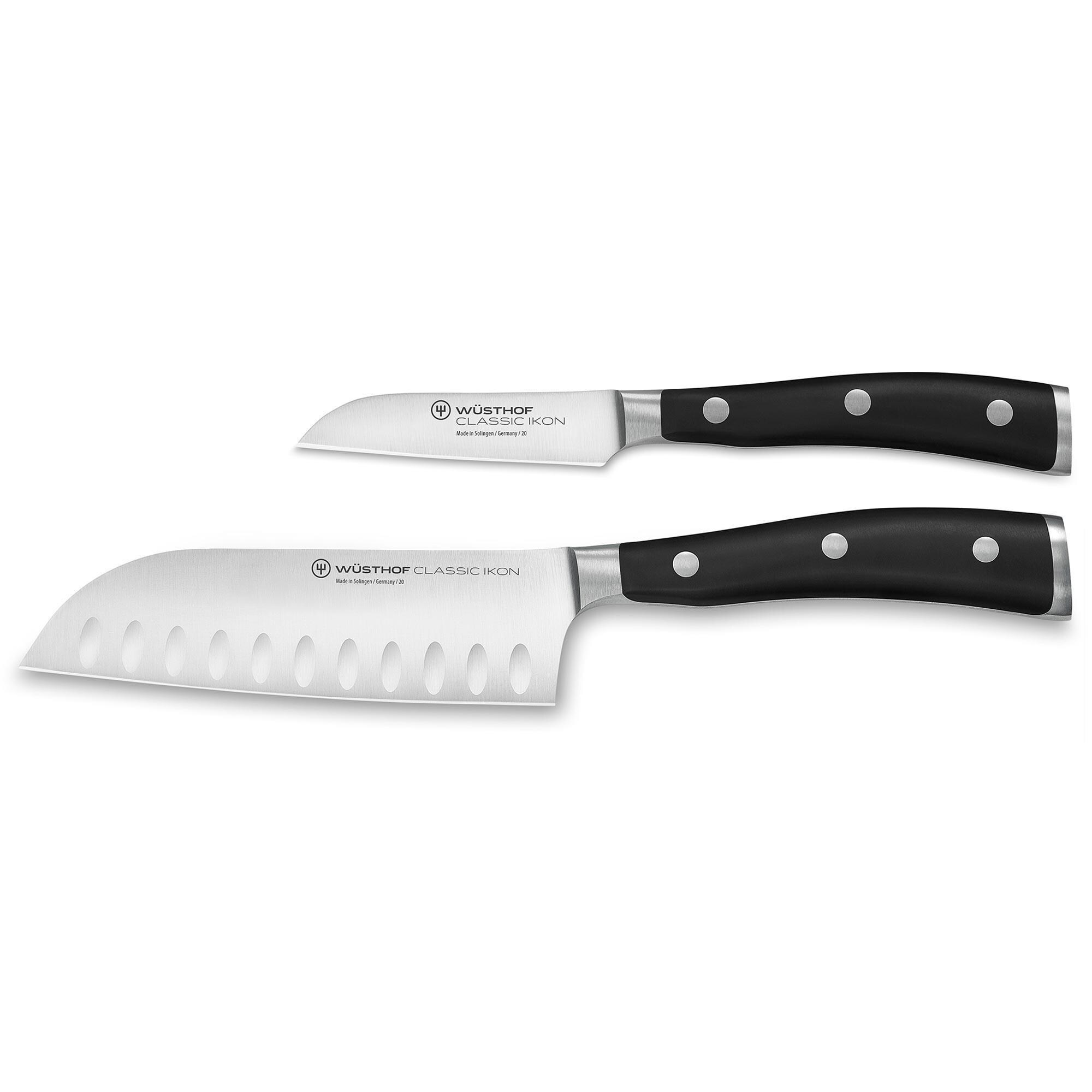Wusthof Trident Classic Ikon 2Piece Mini Asian Knife Set in Stainless