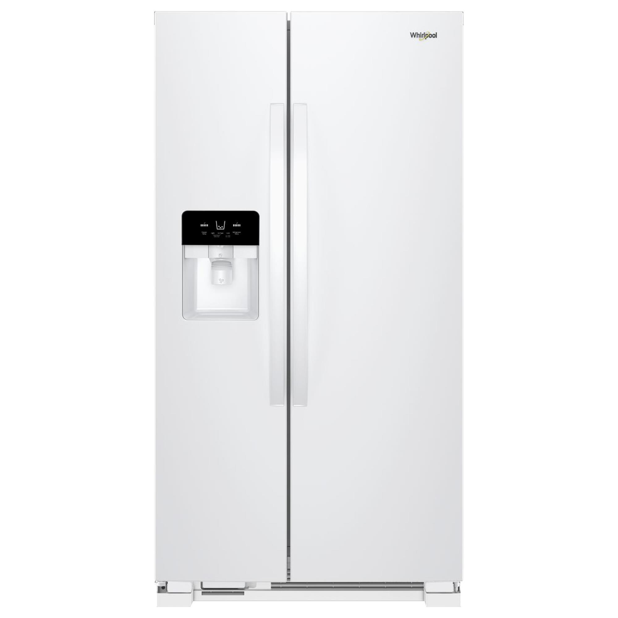 Whirlpool 25 Cu. Ft. Side by Side Refrigerator in White