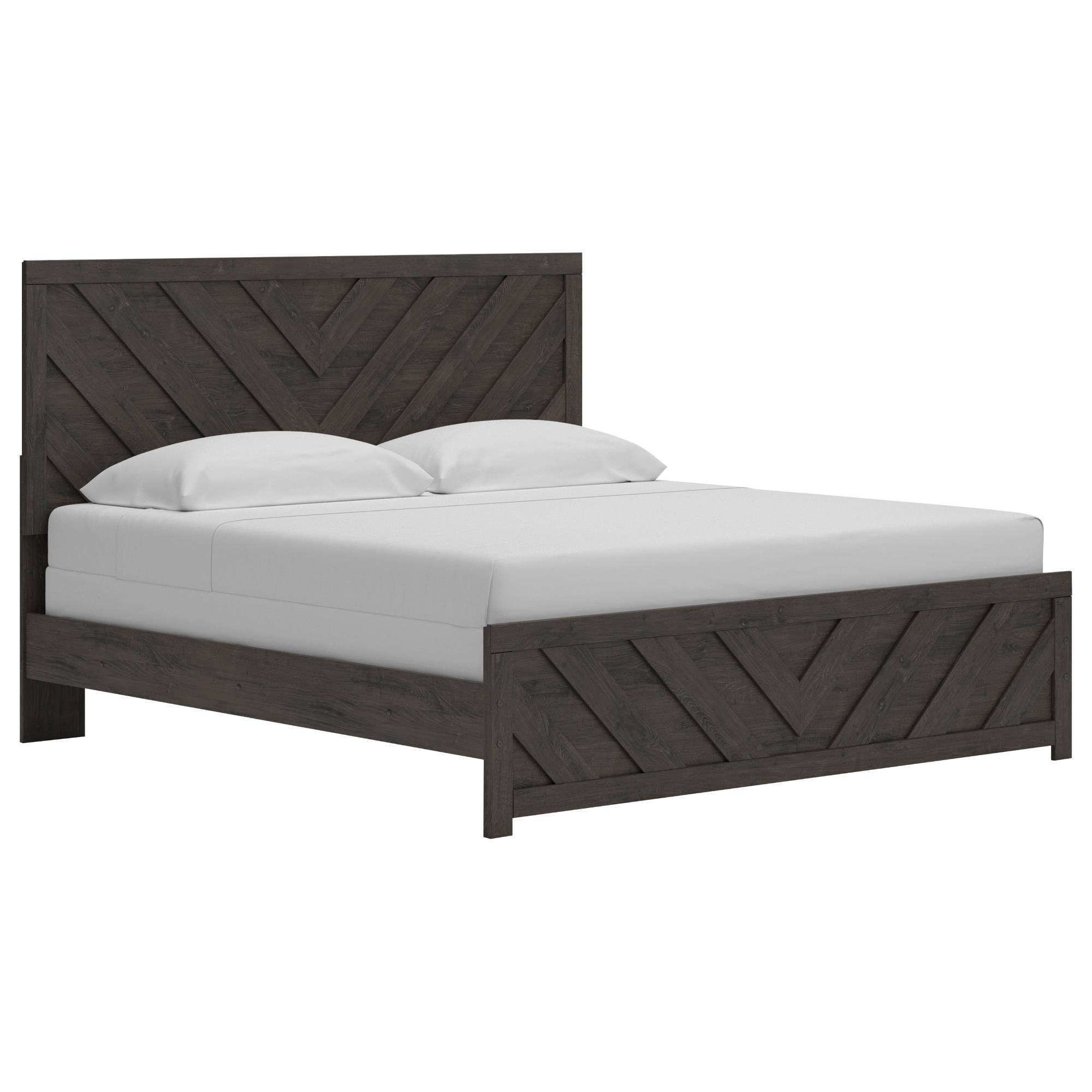 Ashley Prendonea Queen Panel Bed in Dark Charcoal