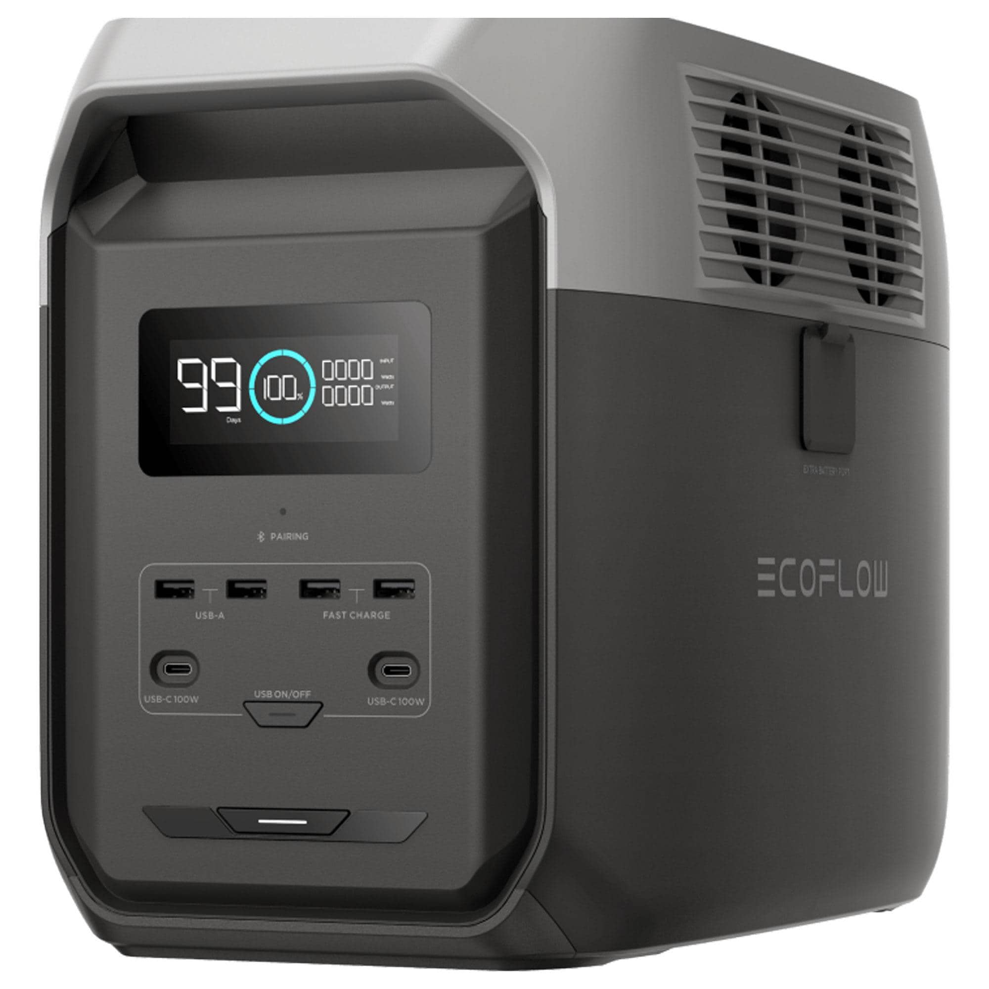 EcoFlow Delta 3 1500 Portable Power Station in Dark Grey