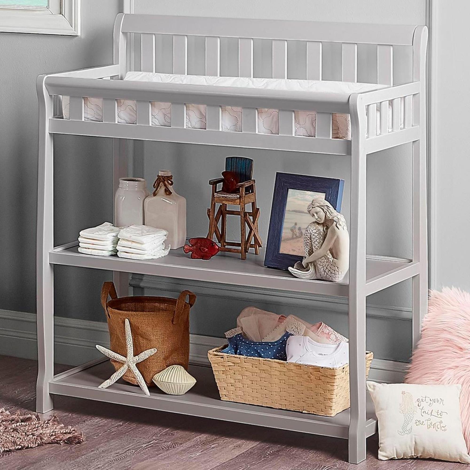 pebble grey changing table