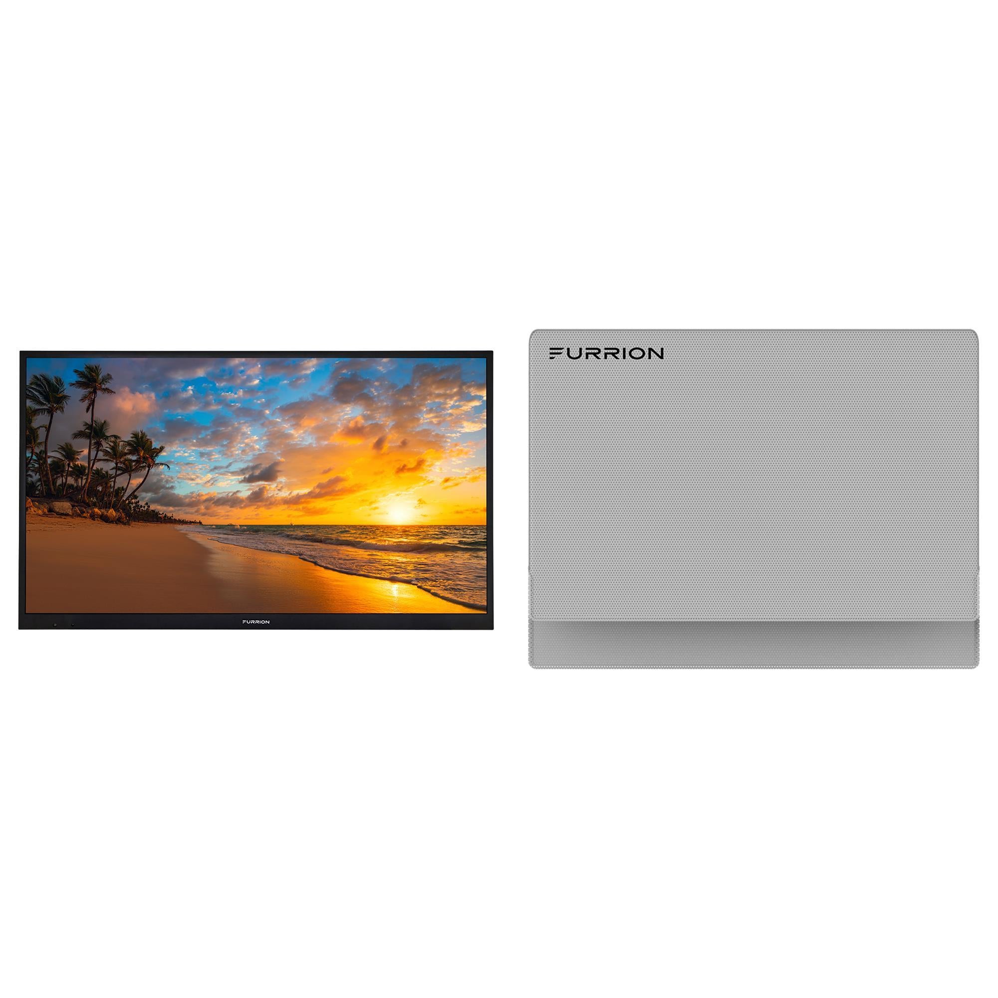 Furrion Aurora 55" Class Partial Sun Outdoor 4K LED UHD Smart TV with Gray Cover Shop NFM