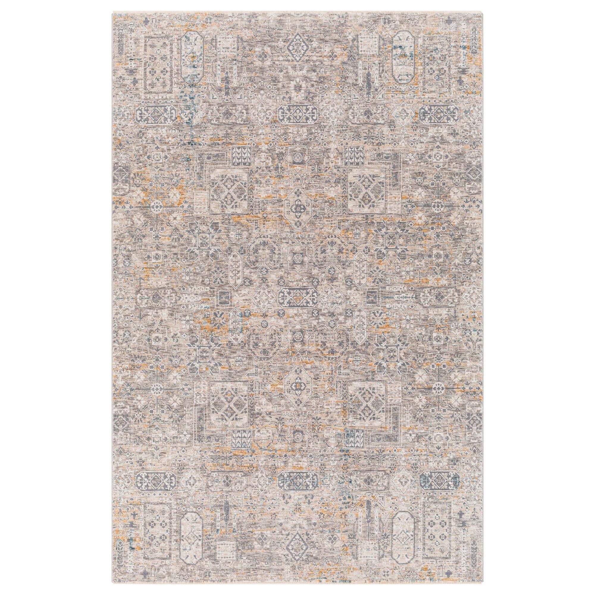 Surya Cardiff CDF-2310 Charcoal, Light Gray, Medium Gray, Camel