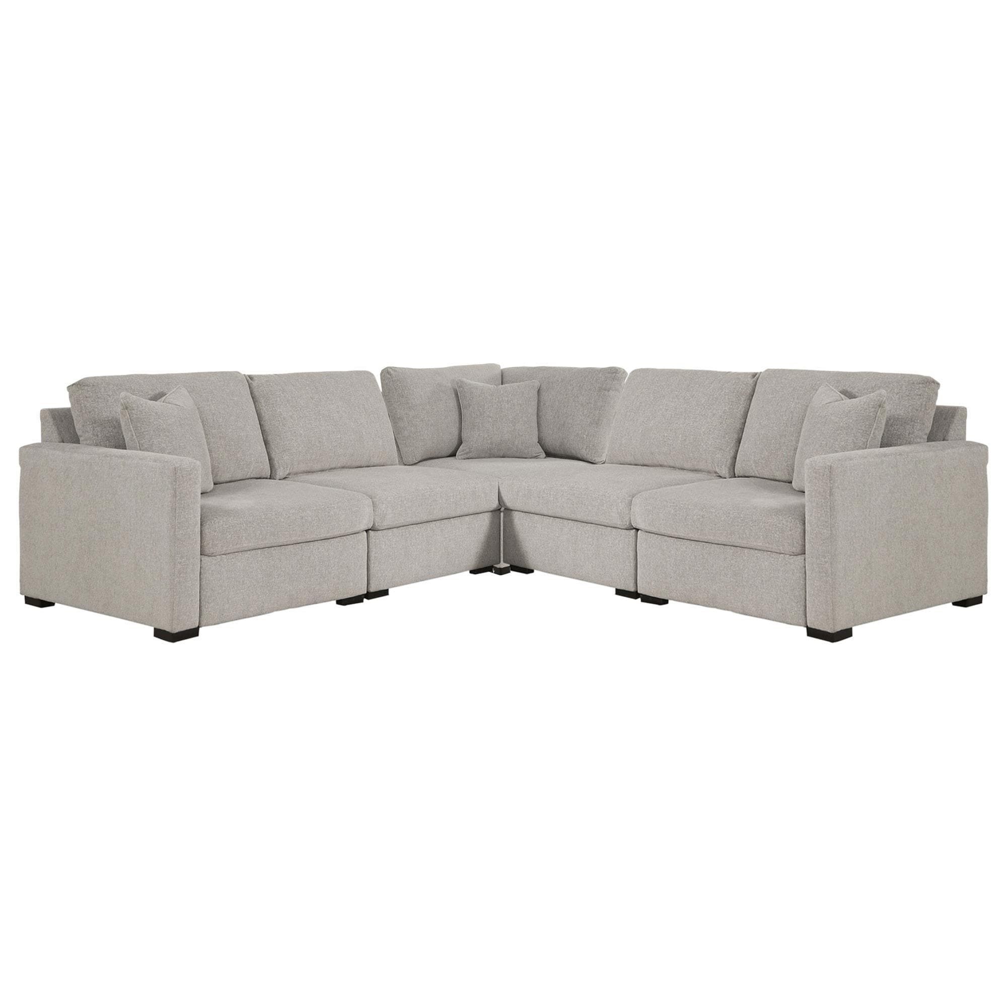 Ashley ModMax Luxe 5-Piece Symmetrical Sectional in Flint with