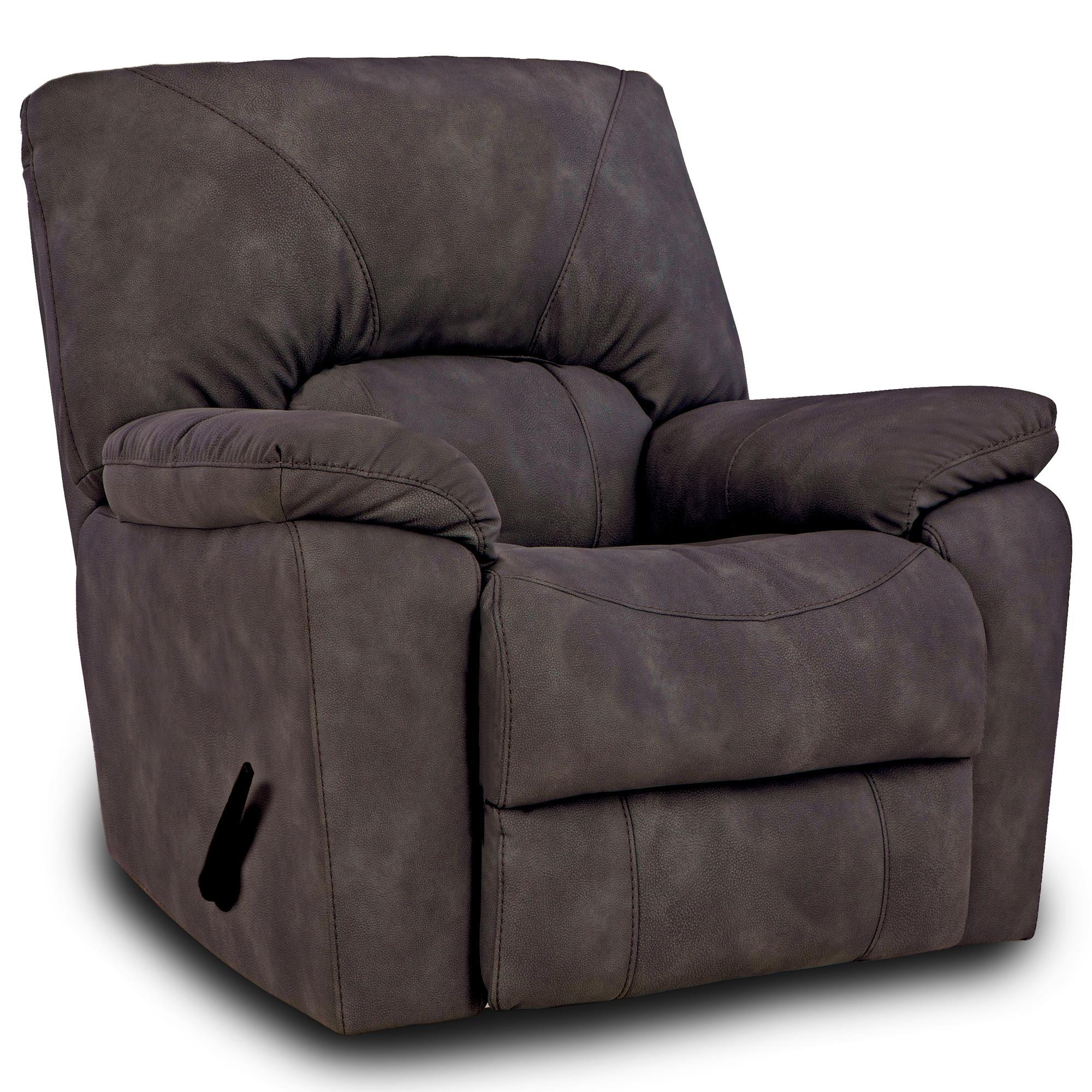 HomeStretch Rhino Manual Recliner in Pewter