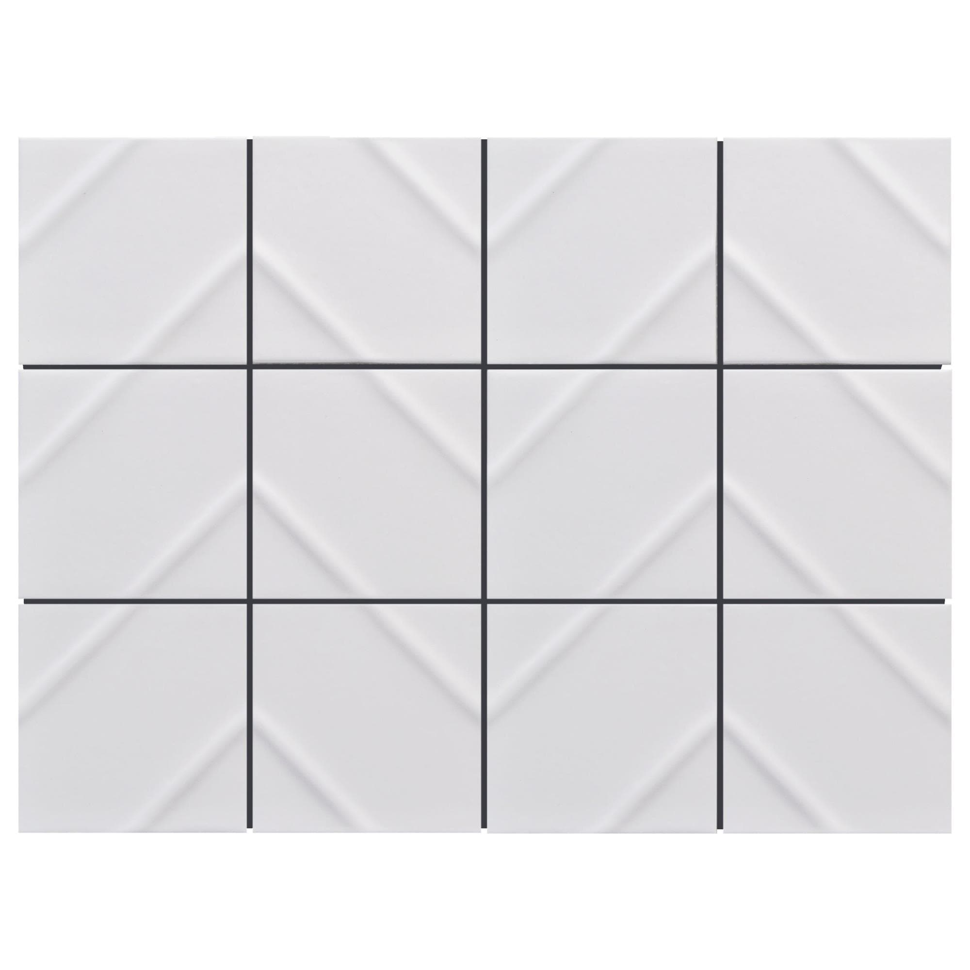 Emser Kumito White Chevron 4