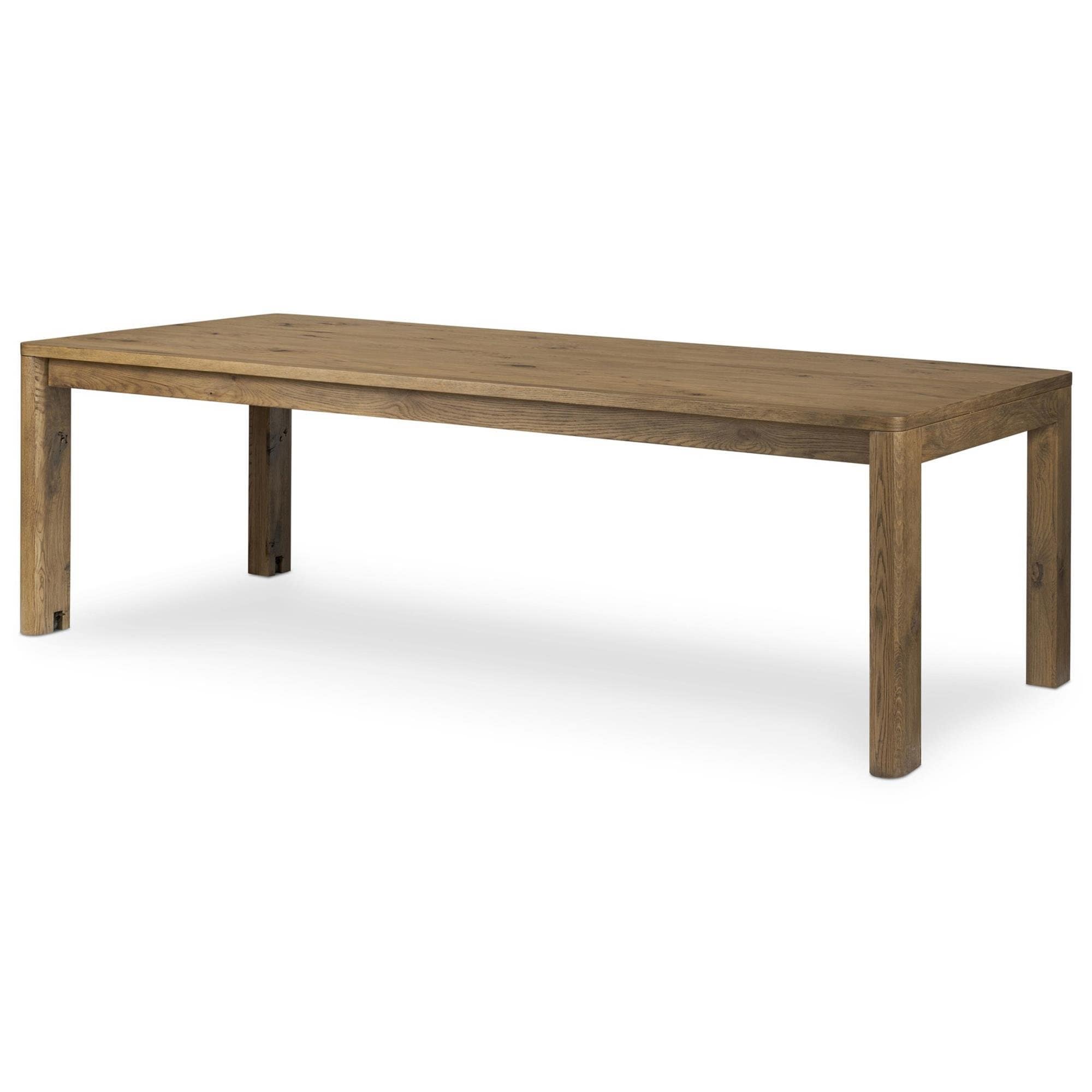 Four Hands Noeline Double Extension Dining Table in Resawn Worn