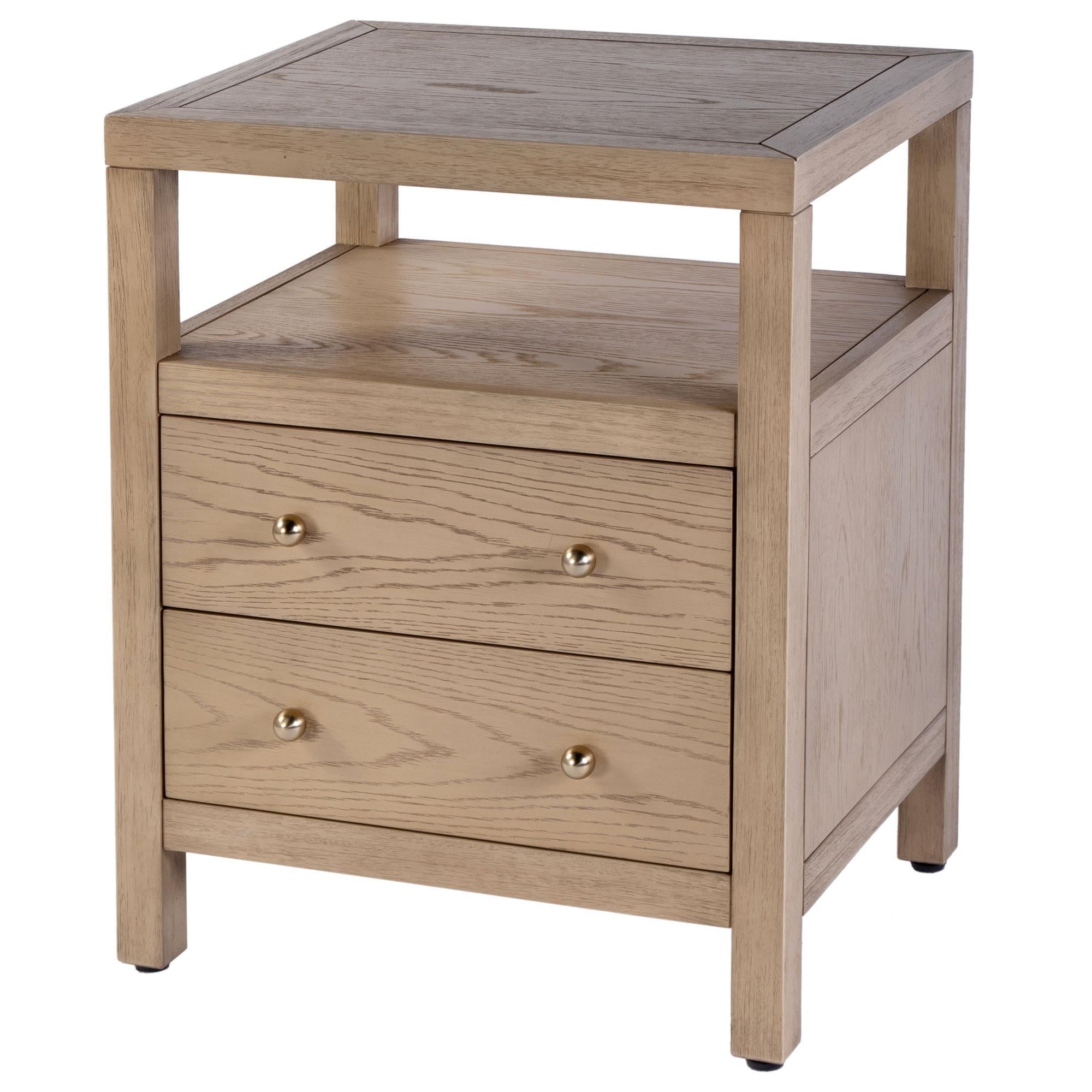 Butler Specialty Company Nora 2 Drawer Nightstand with Open Shelf