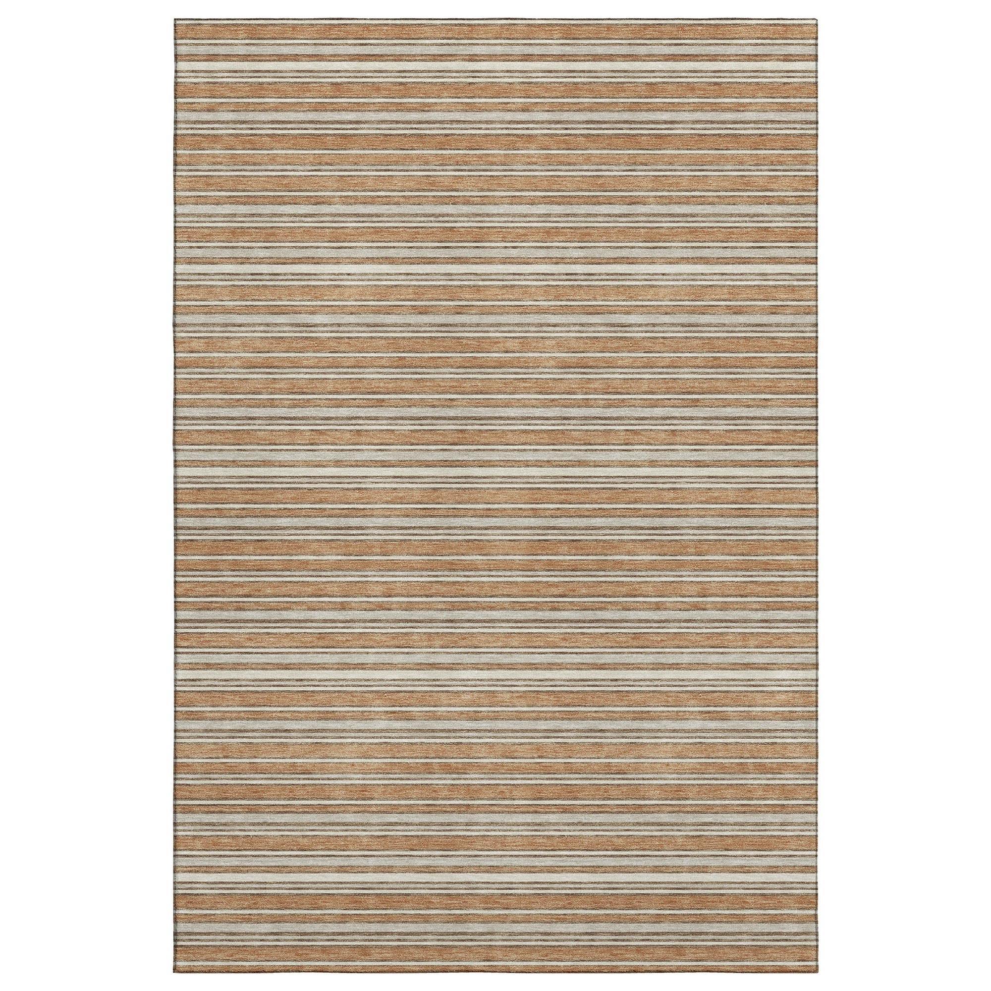 Dalyn Rug Company Soft Essentials Striped Copper 9' x 12' Indoor