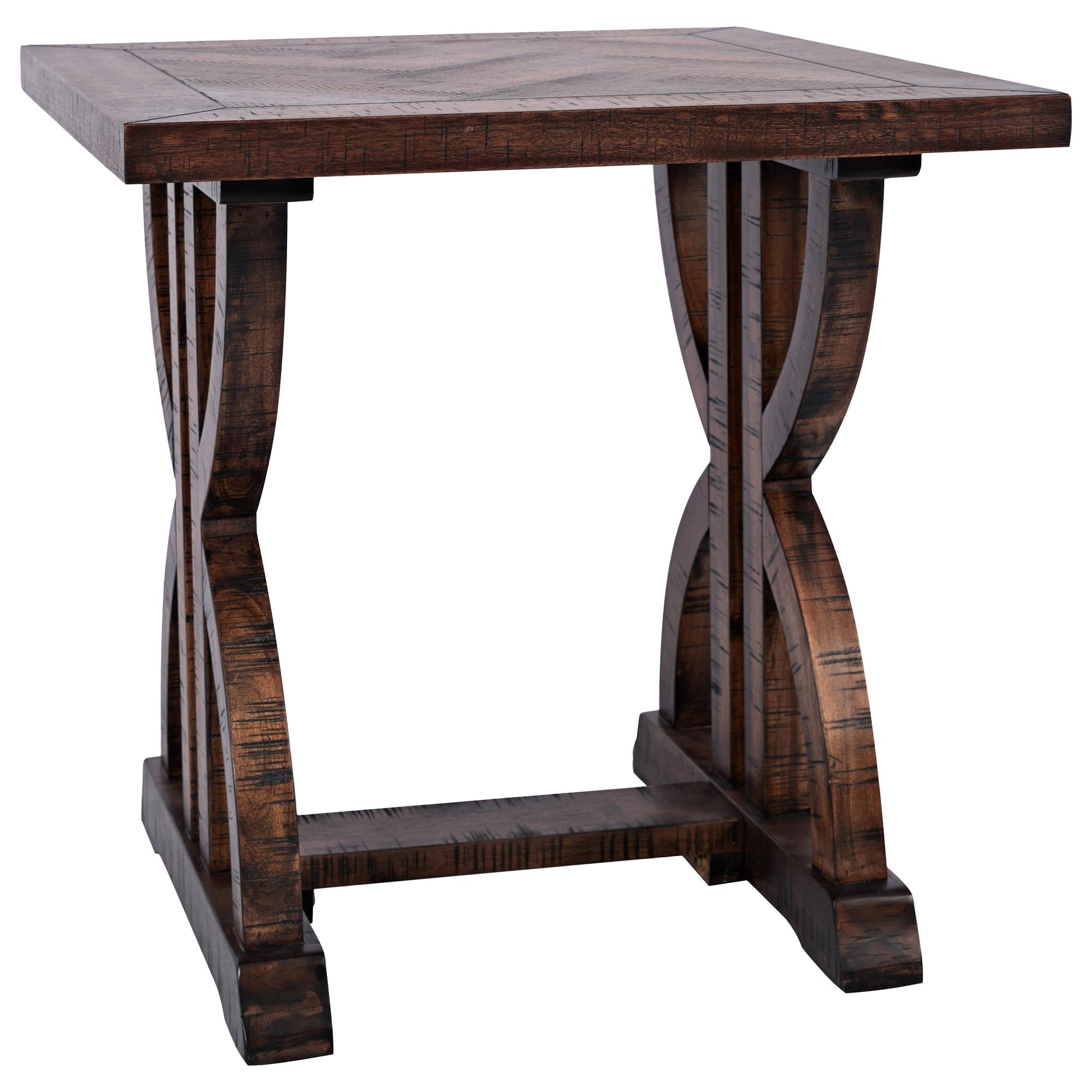 Waltham Fairview End Table in Oak Brown Nebraska Furniture Mart