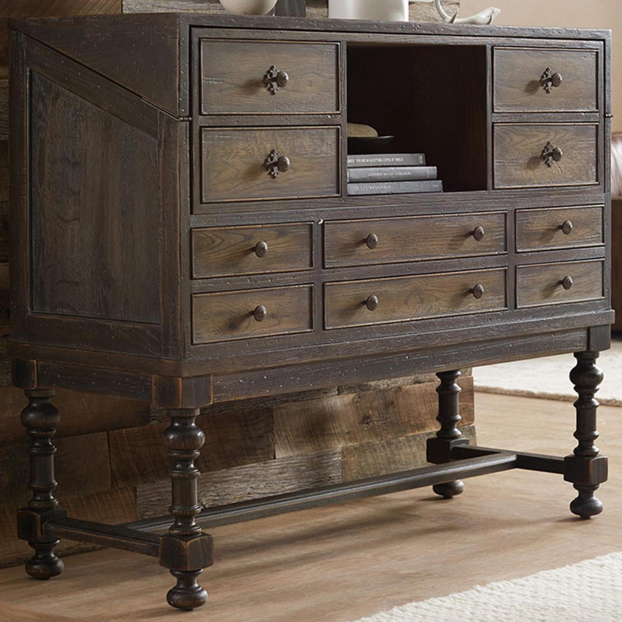 Hooker Furniture Hill Country Managers Desk in Dark Wood | Nebraska