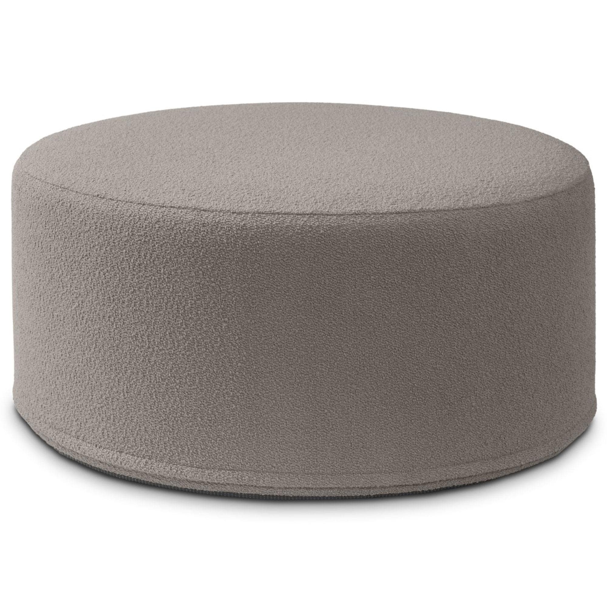 Jaxx Candler Boucle Fabric Ottoman in Green