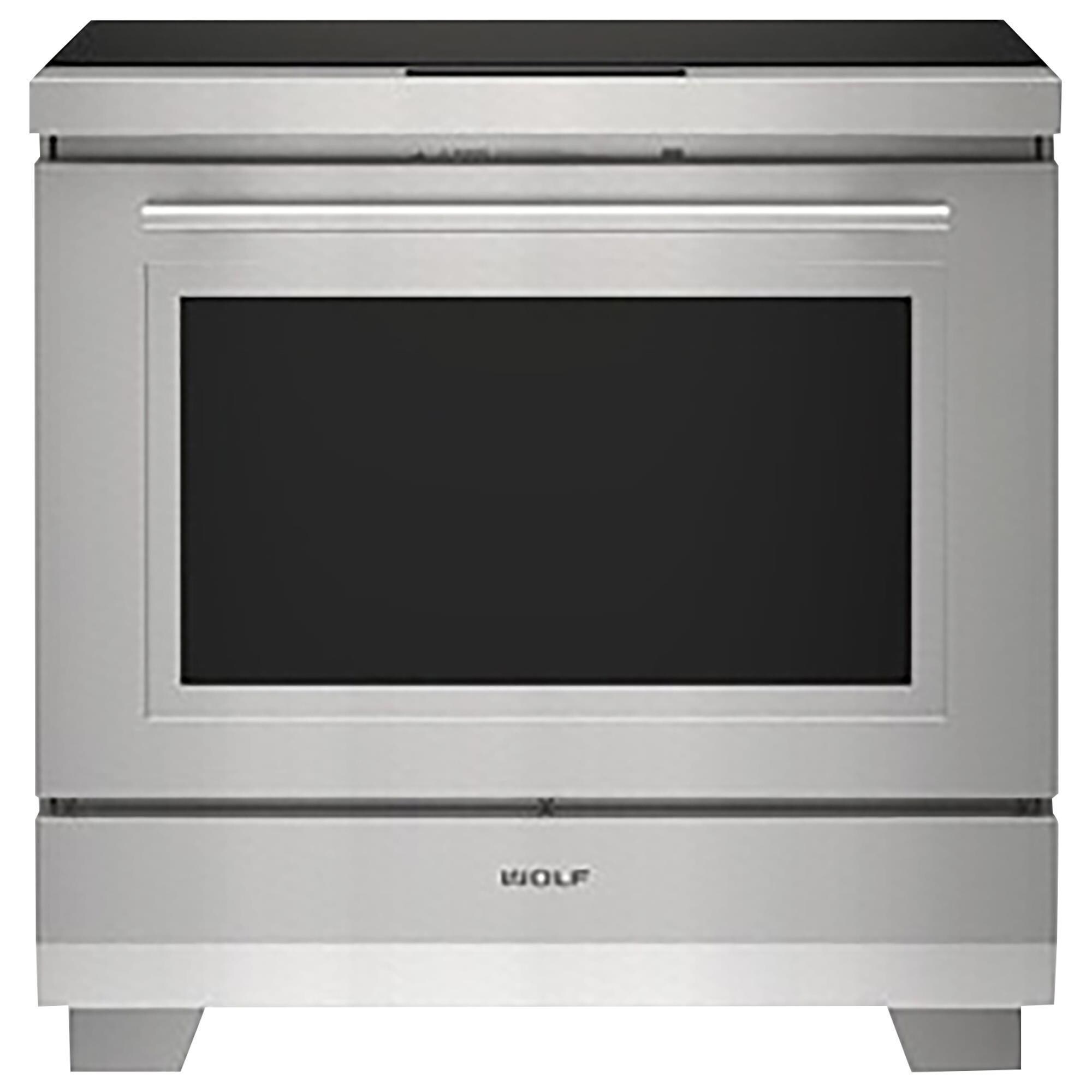 Wolf 36" Induction Range in Stainless Steel Shop NFM