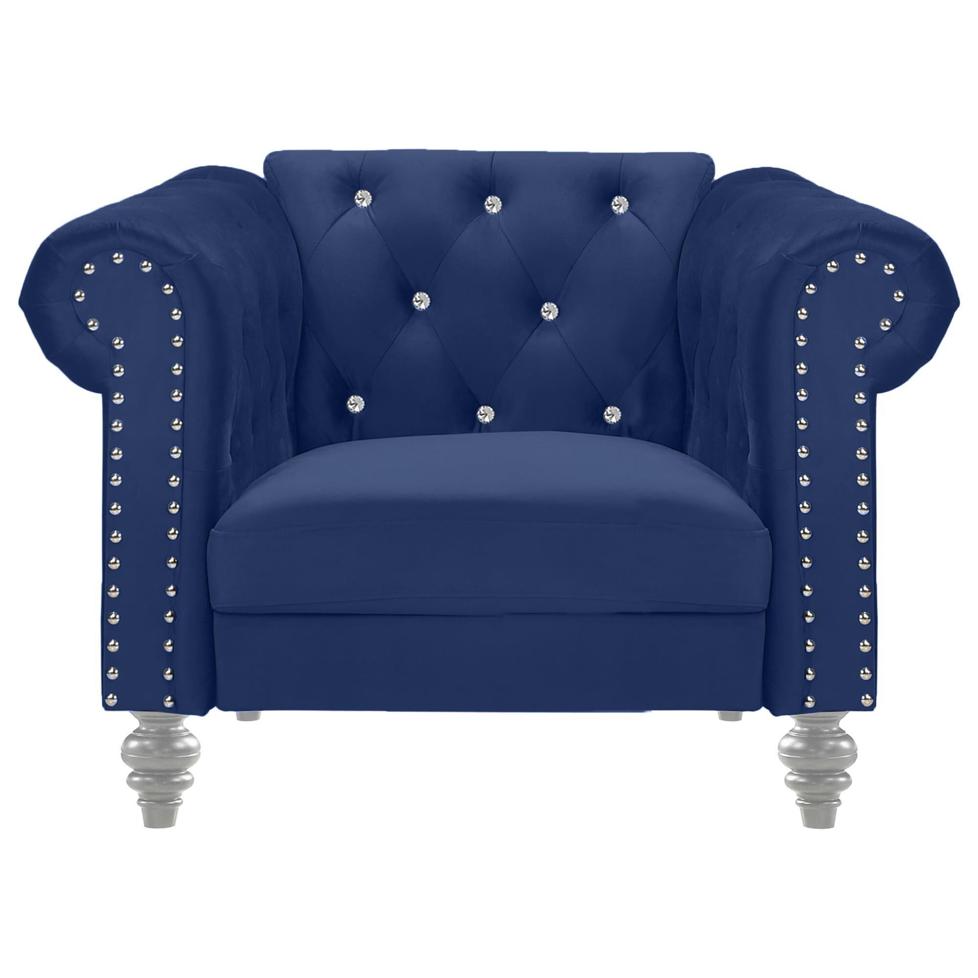 Royal blue occasional chair online