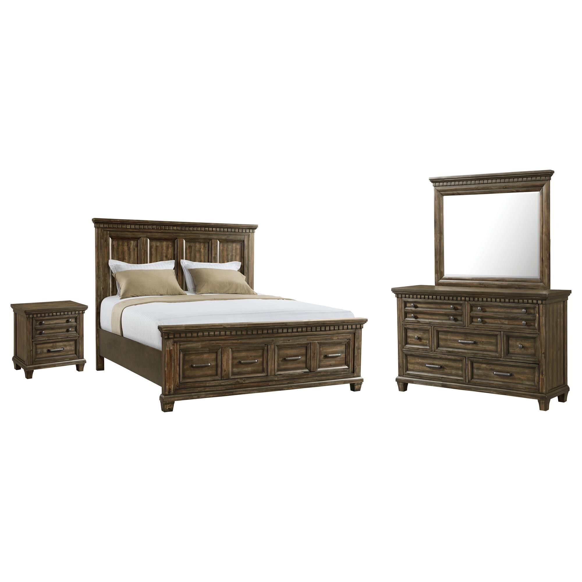 Mayberry Hill McCoy 4-Piece Queen Bedroom Set in Charcoal