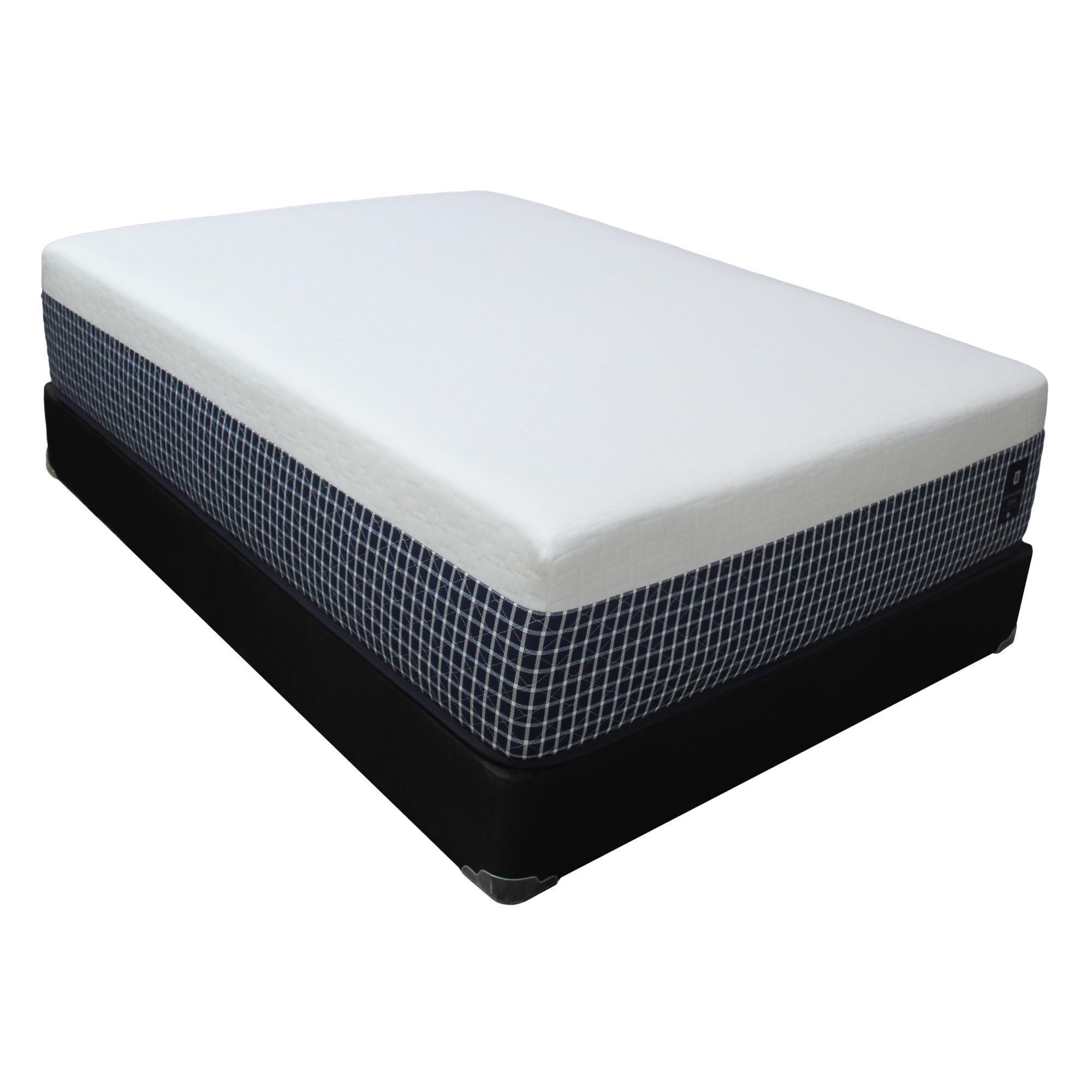 Sleeptronic Hathaway Hybrid Medium Full Mattress with Low Profile Box