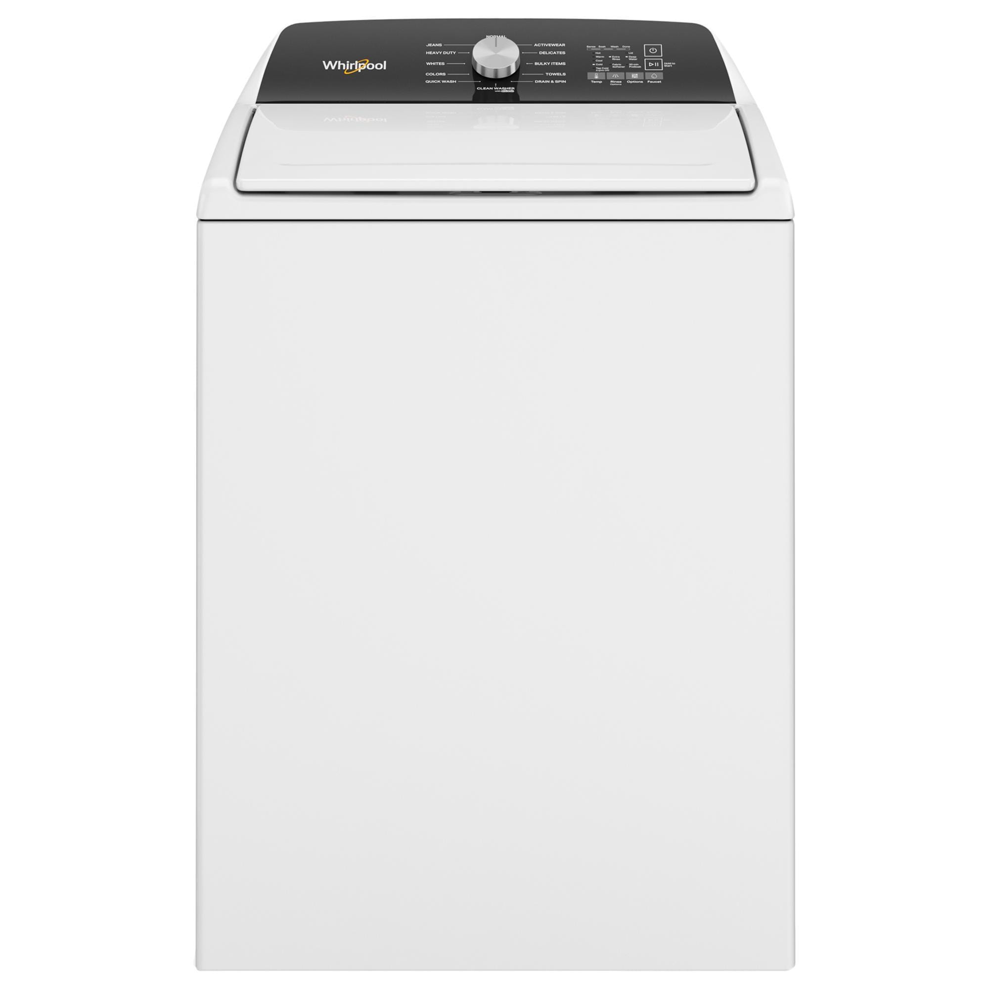 Whirlpool 4.5 Cu. Ft. Top Load Washer with Agitator in White NFM