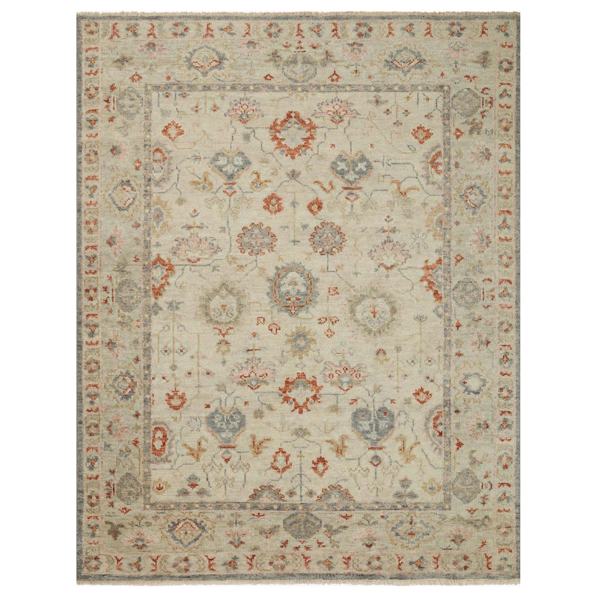 Loloi Helena 4' x 6' Beige and Rust Area Rug