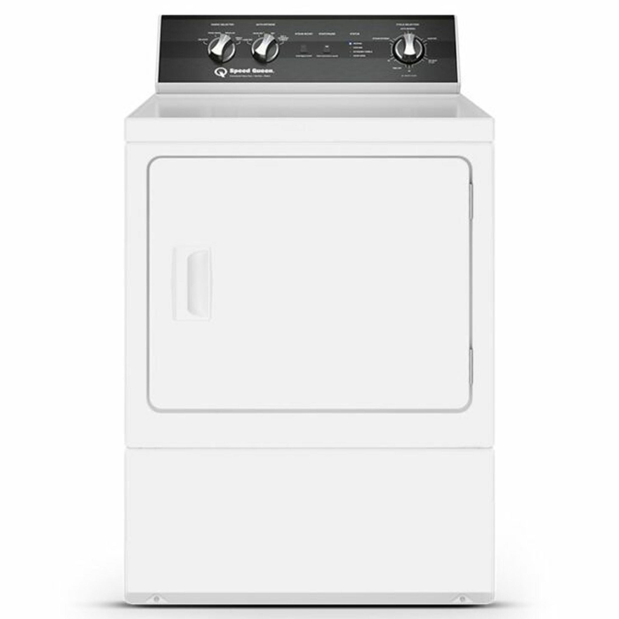 Speed Queen 7 0 Cu Ft Electric Dryer With 3 Auto Dry Cycles In White Nebraska Furniture Mart