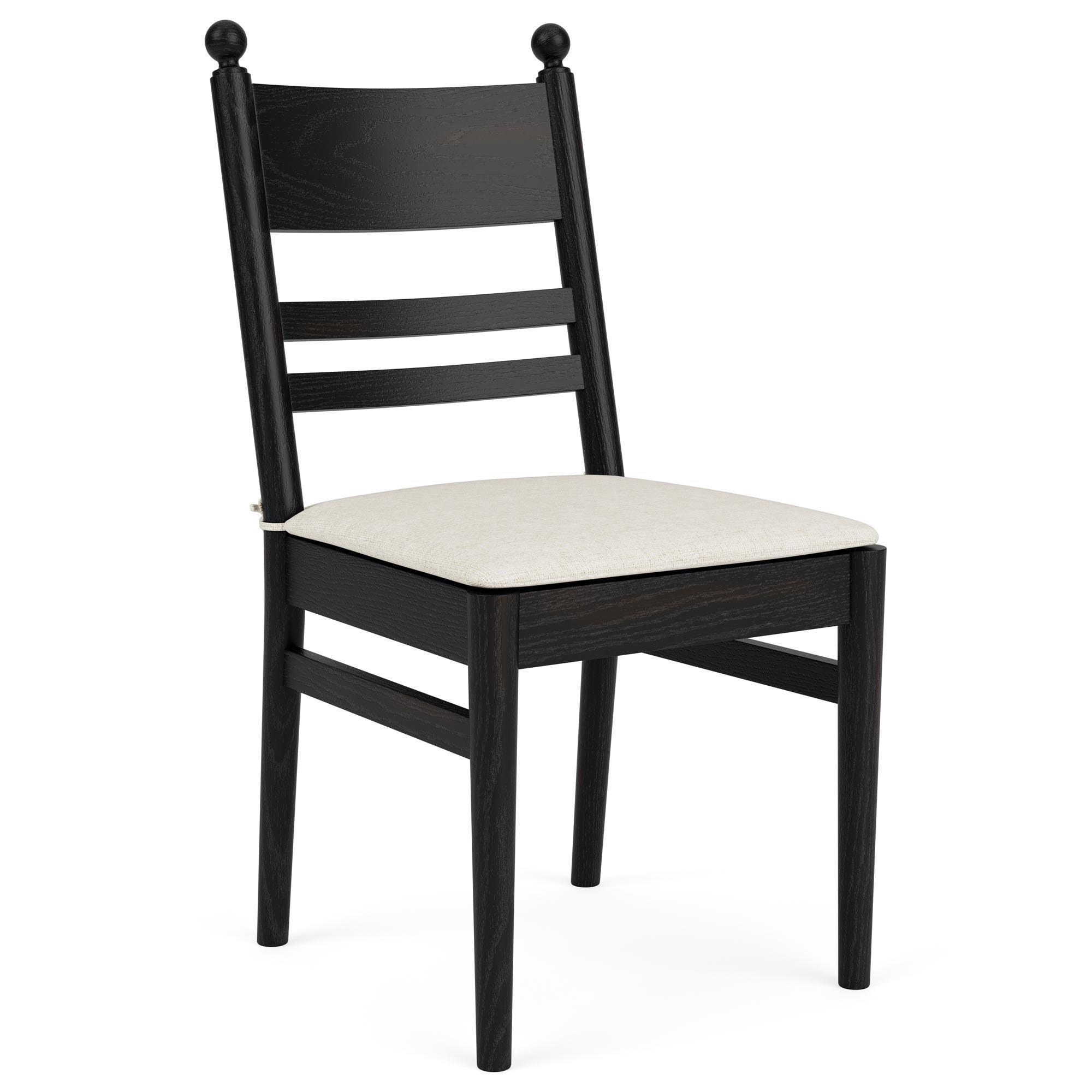 Riverside Furniture Calhoun Side Chair in Ebony Whiskey Oak