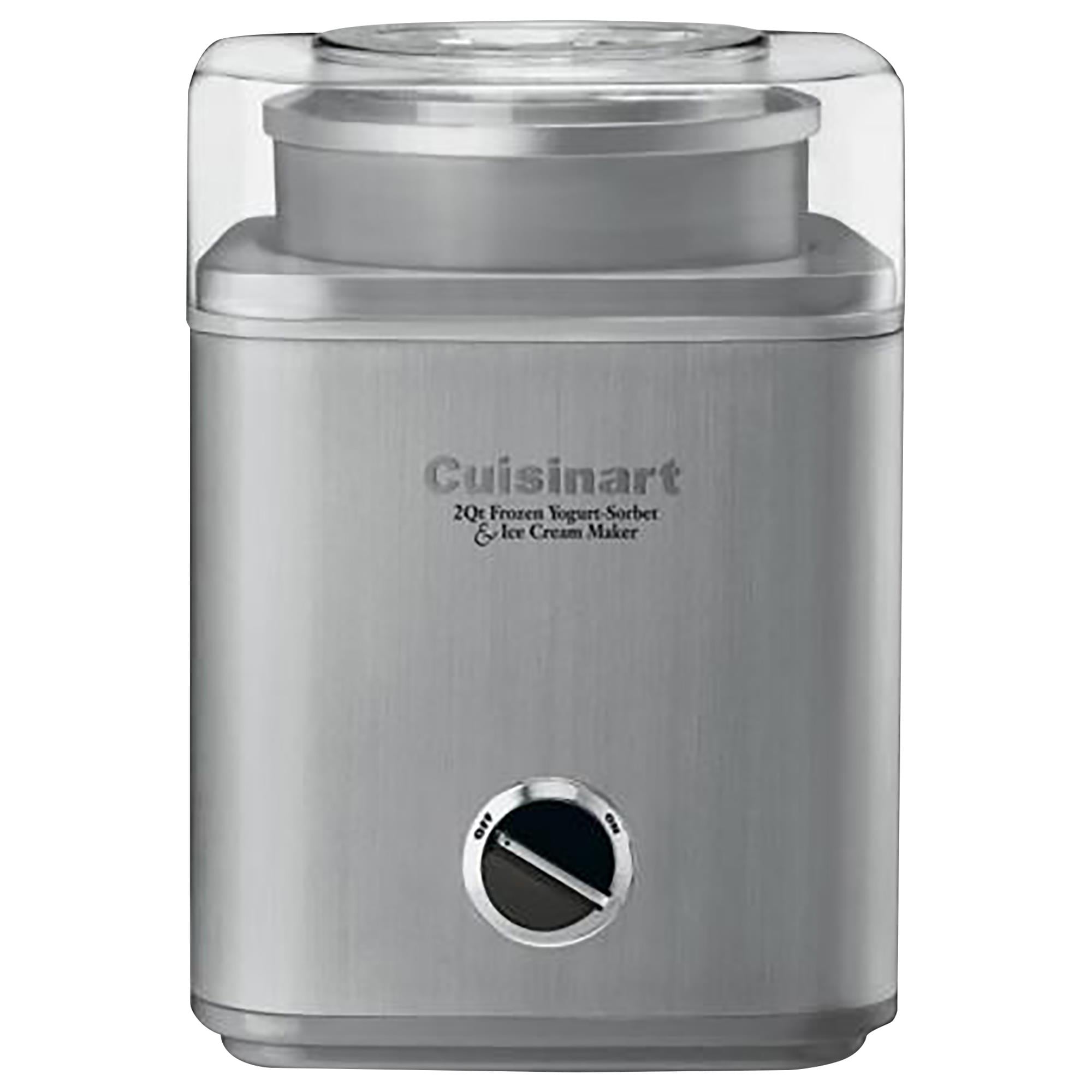Cuisinart 2 Qt Ice Cream and Yogurt Maker in Brushed Chrome
