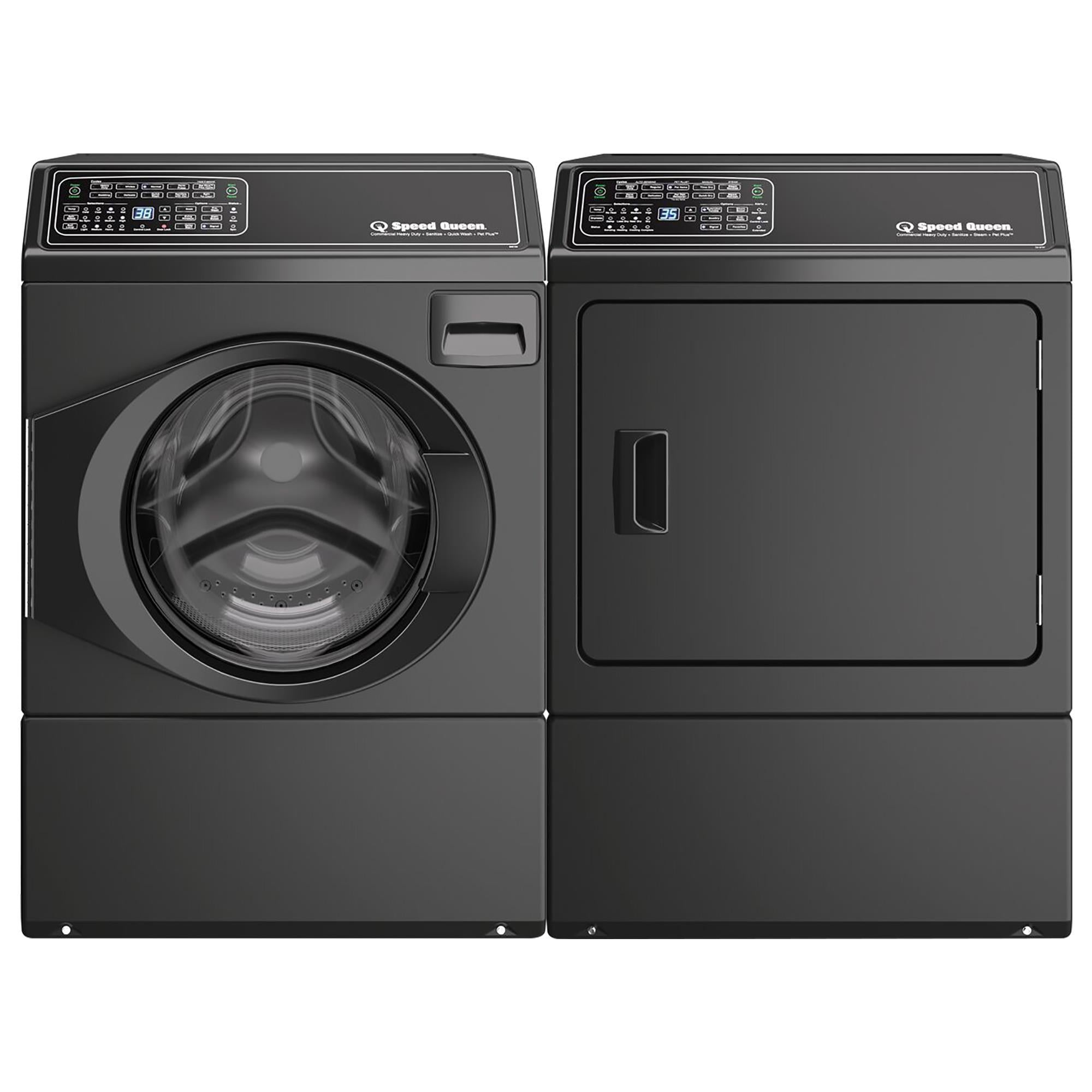Speed Queen 3.5 Cu. Ft. Front Load Left Hinge Washer and 7 Cu. Ft
