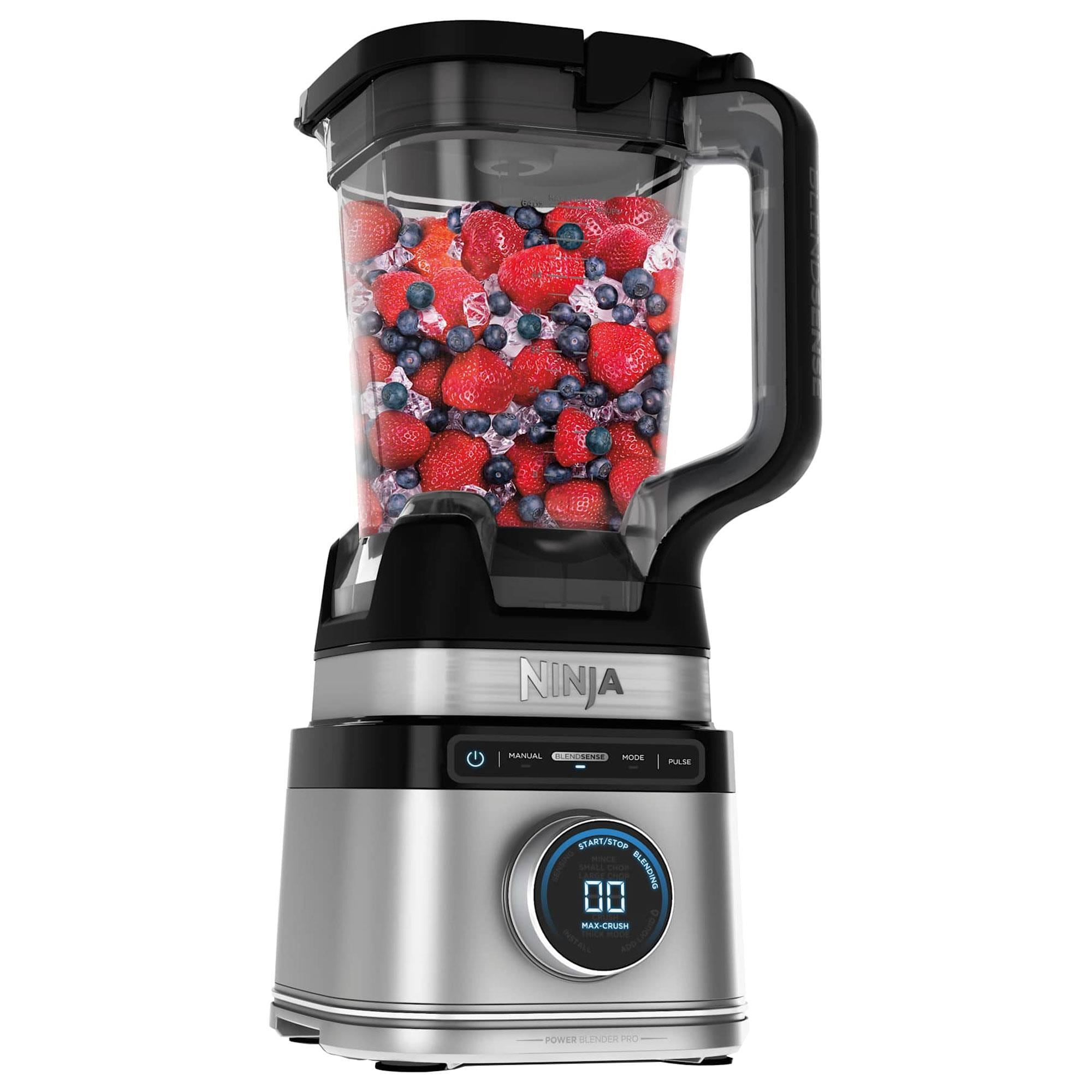Ninja ブレンダー 大容量 デジタル表示 Ninja 10-Speed Ninja Detect Power Blender in Cloud Sliver