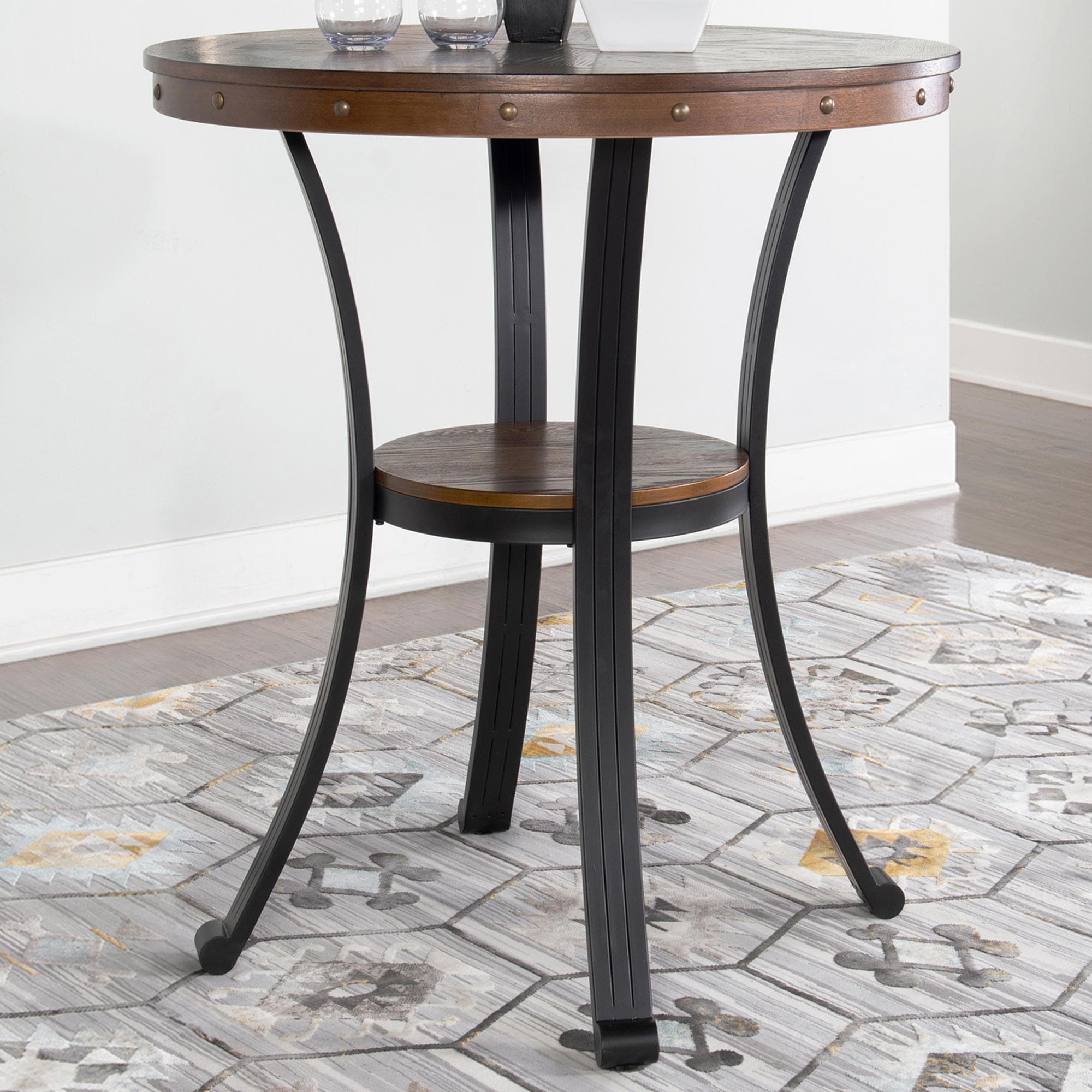 Parkerville Furniture Line Franklin Pub Table in Dark Brown
