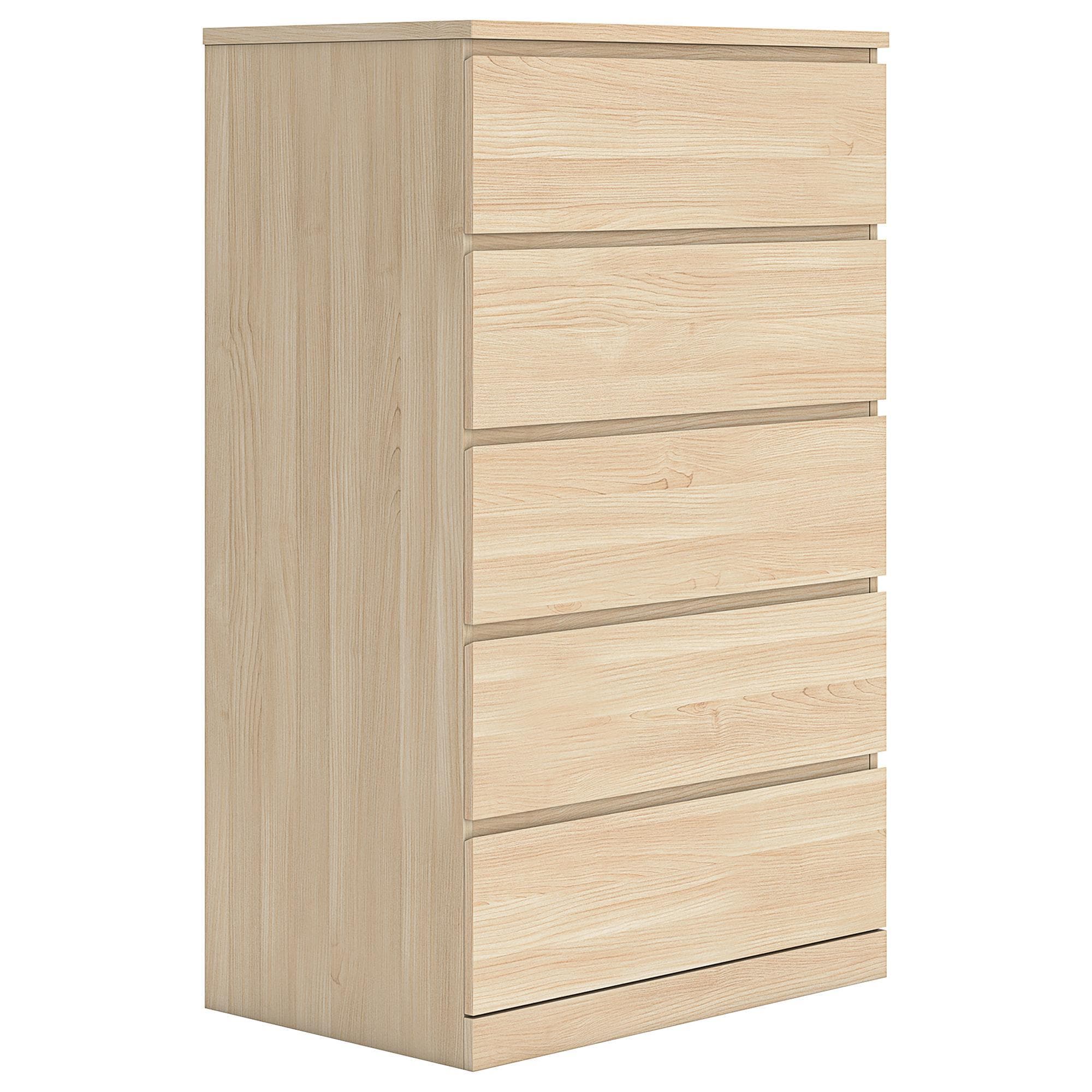 Ashley Onita 5-Drawer Chest in Natural