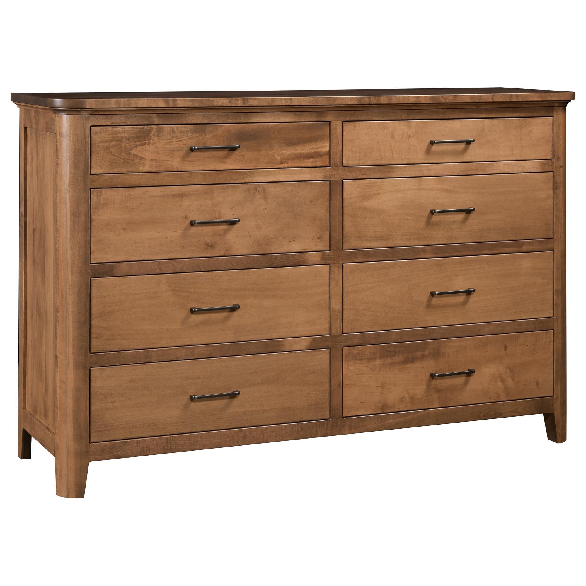Briarwood Restful Retreat 8 Drawer Dresser and Mirror in Iced Coffee