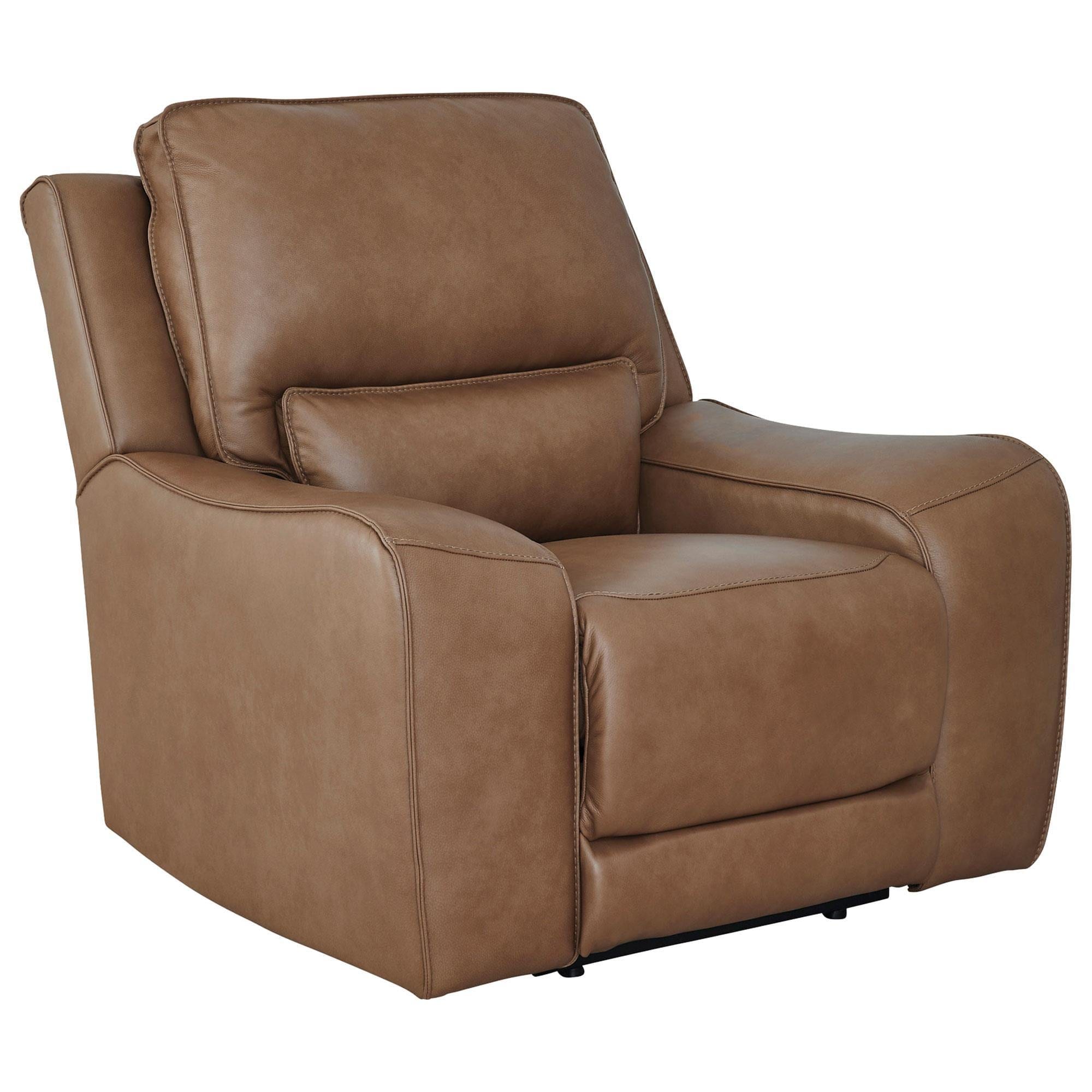 Ashley DeepWakes Power Recliner in Caramel