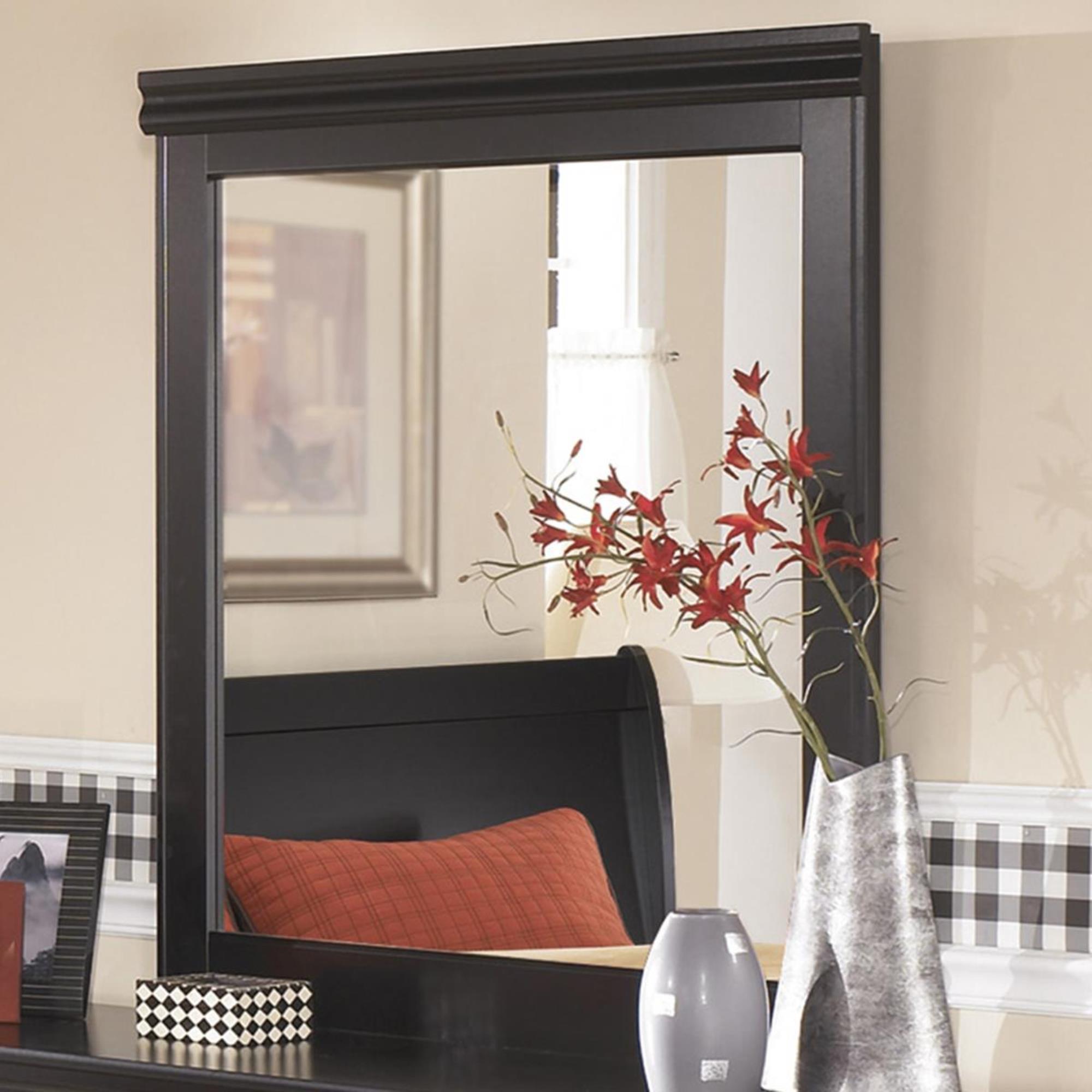 Signature Design by Ashley Huey Vineyard Mirror in Black Nebraska