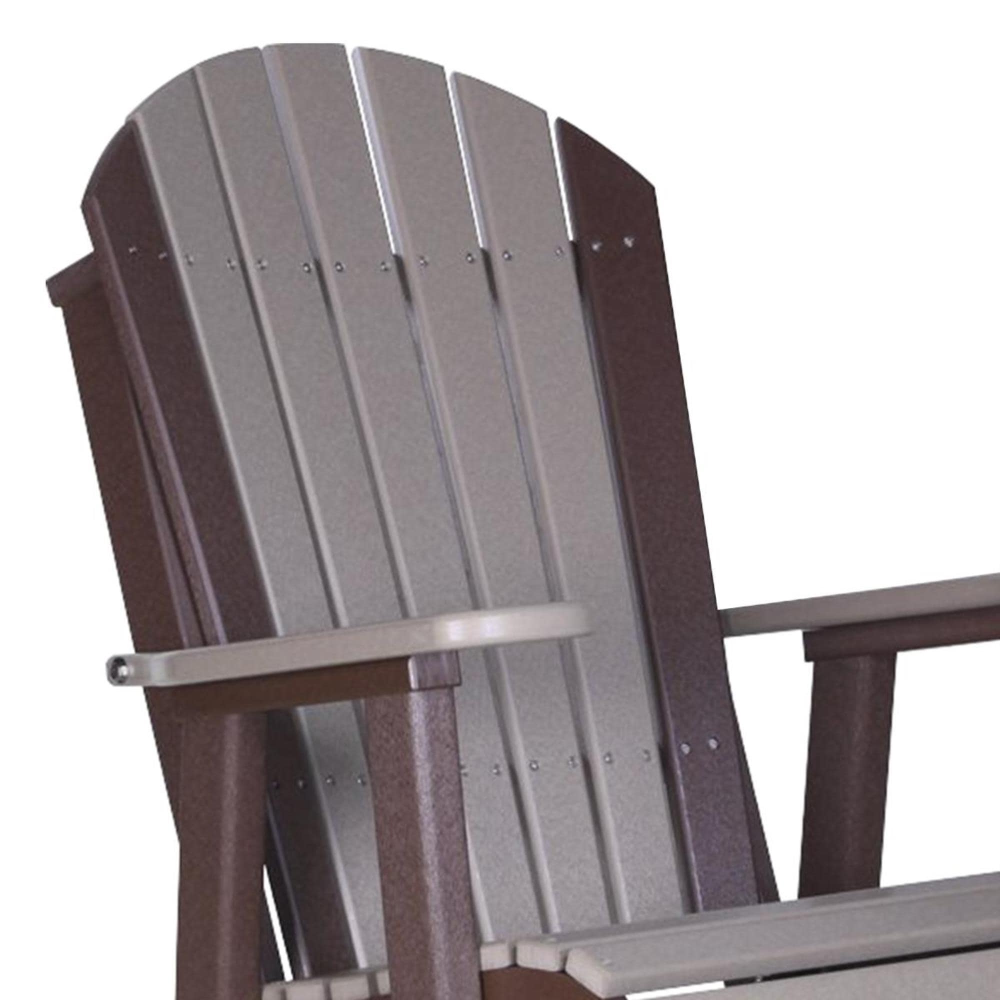 Amish Orchard 2 Adirondack Outdoor Swivel Glider Chair in