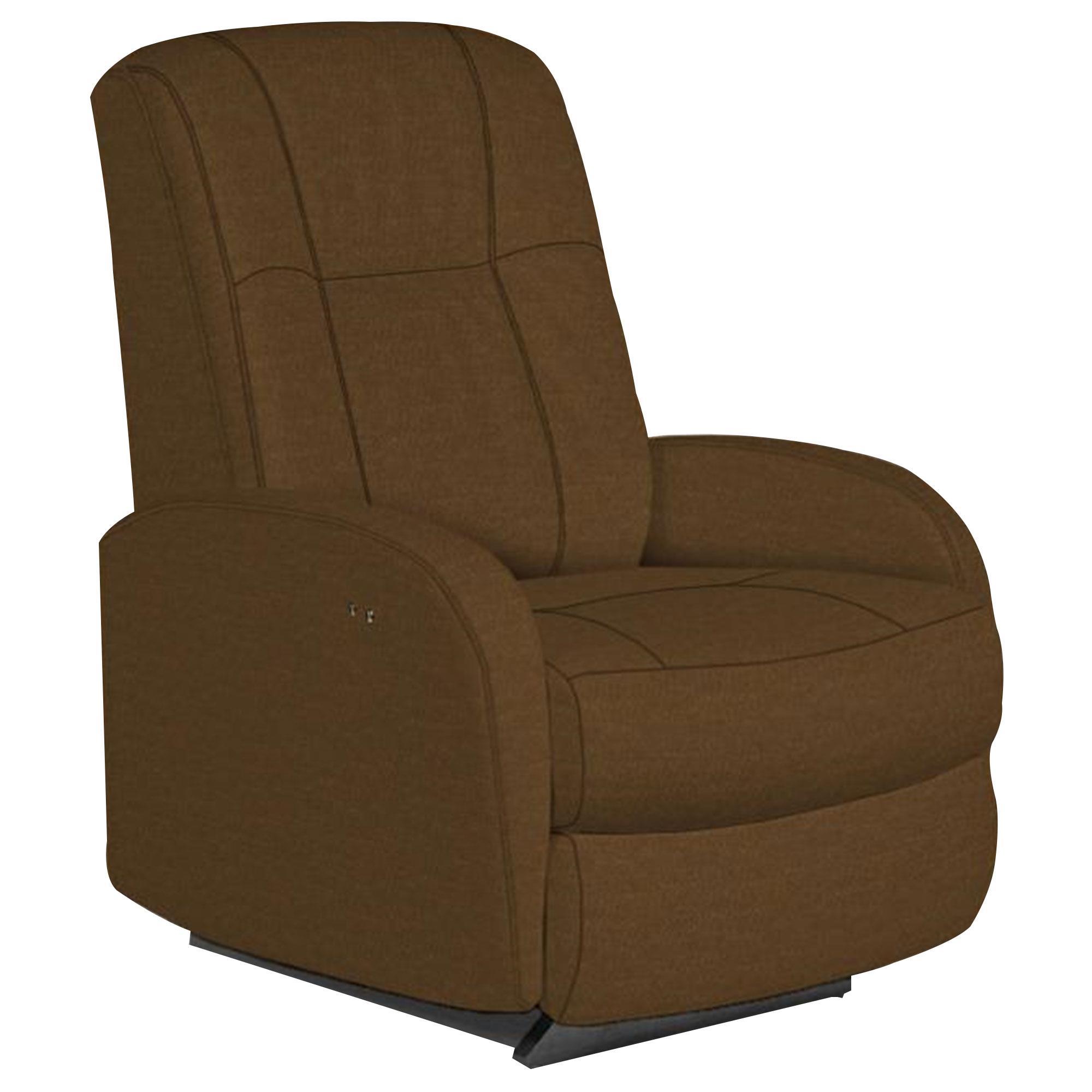 Best Home Furnishings Ruddick Power Rocker Recliner in Chocolate Shop NFM