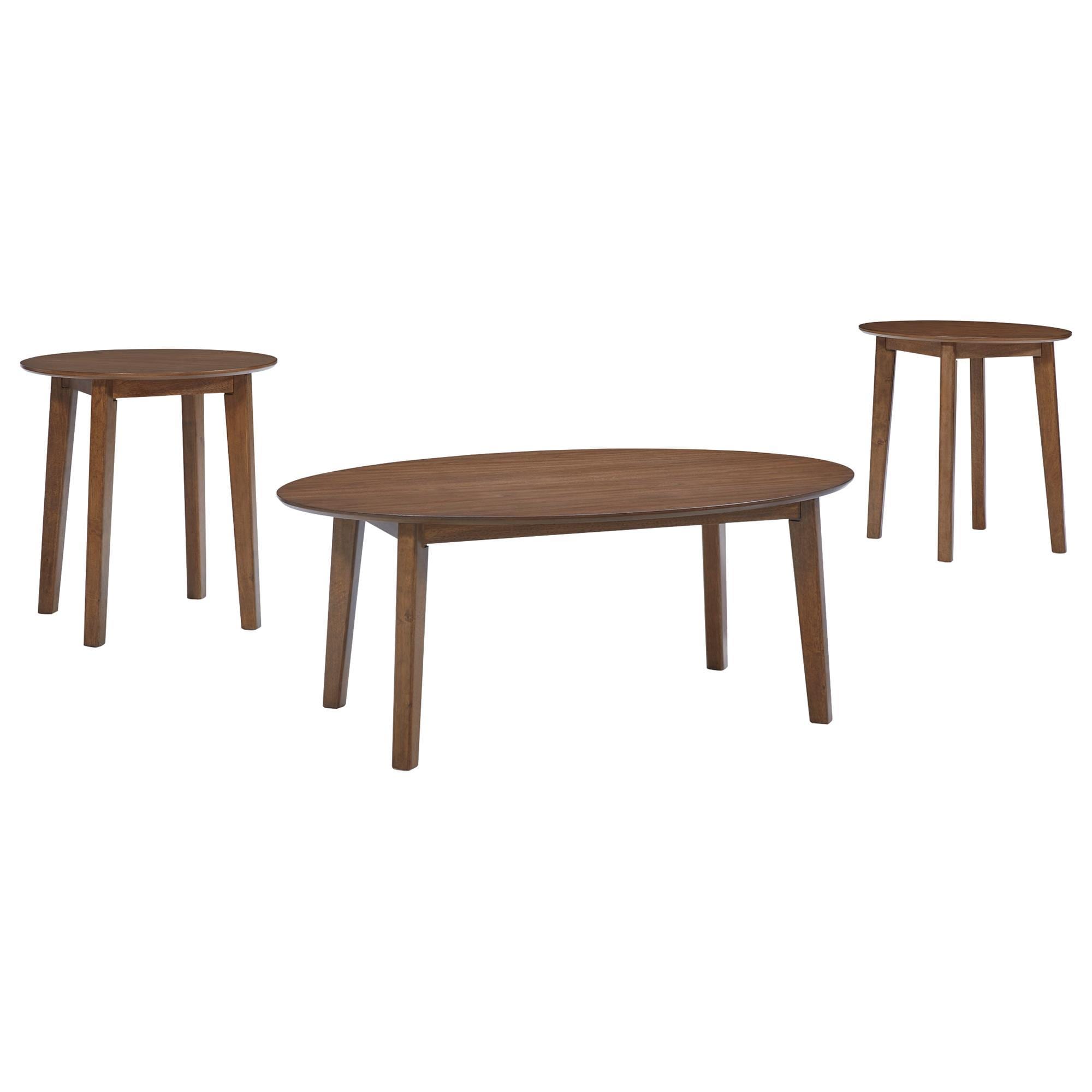 Ashley Gordonay Occasional Table Set in Brown (Set of 3)