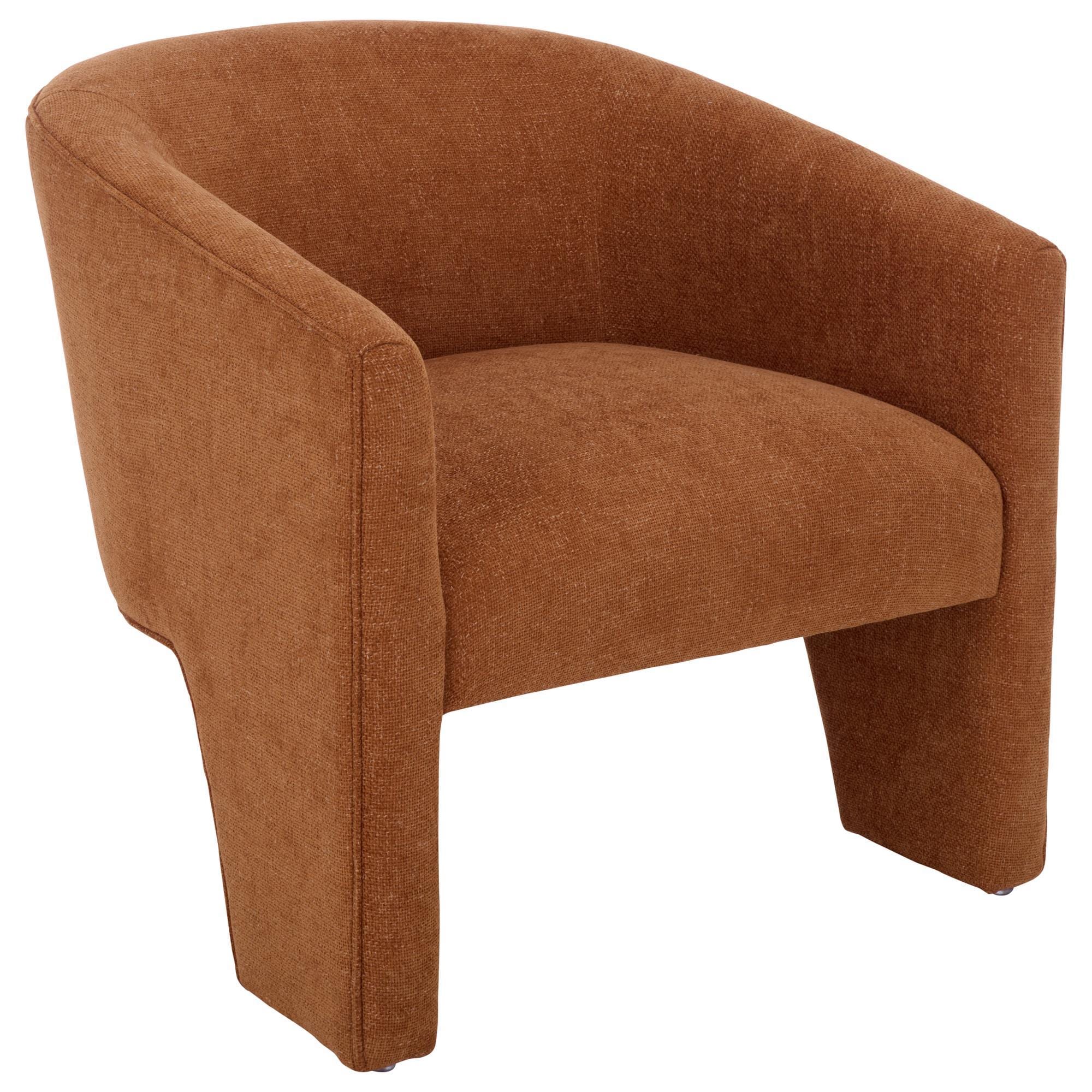 rara Safavieh Lahela Accent Chair in Terracotta