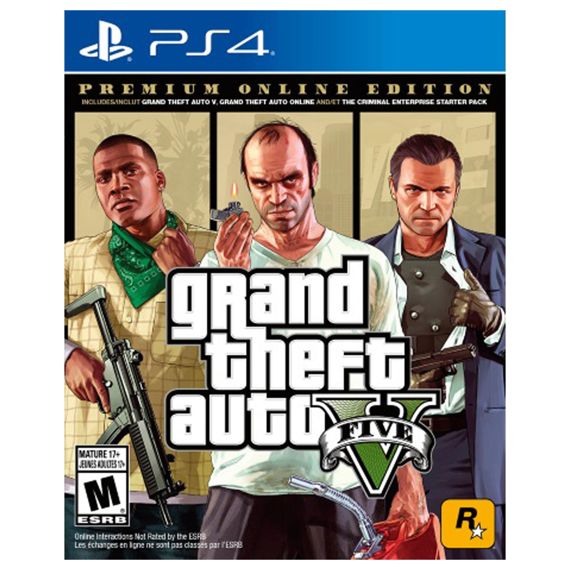 Hindre omfattende pumpe Grand Theft Auto V: Premium Online Edition - PlayStation 4 | NFM