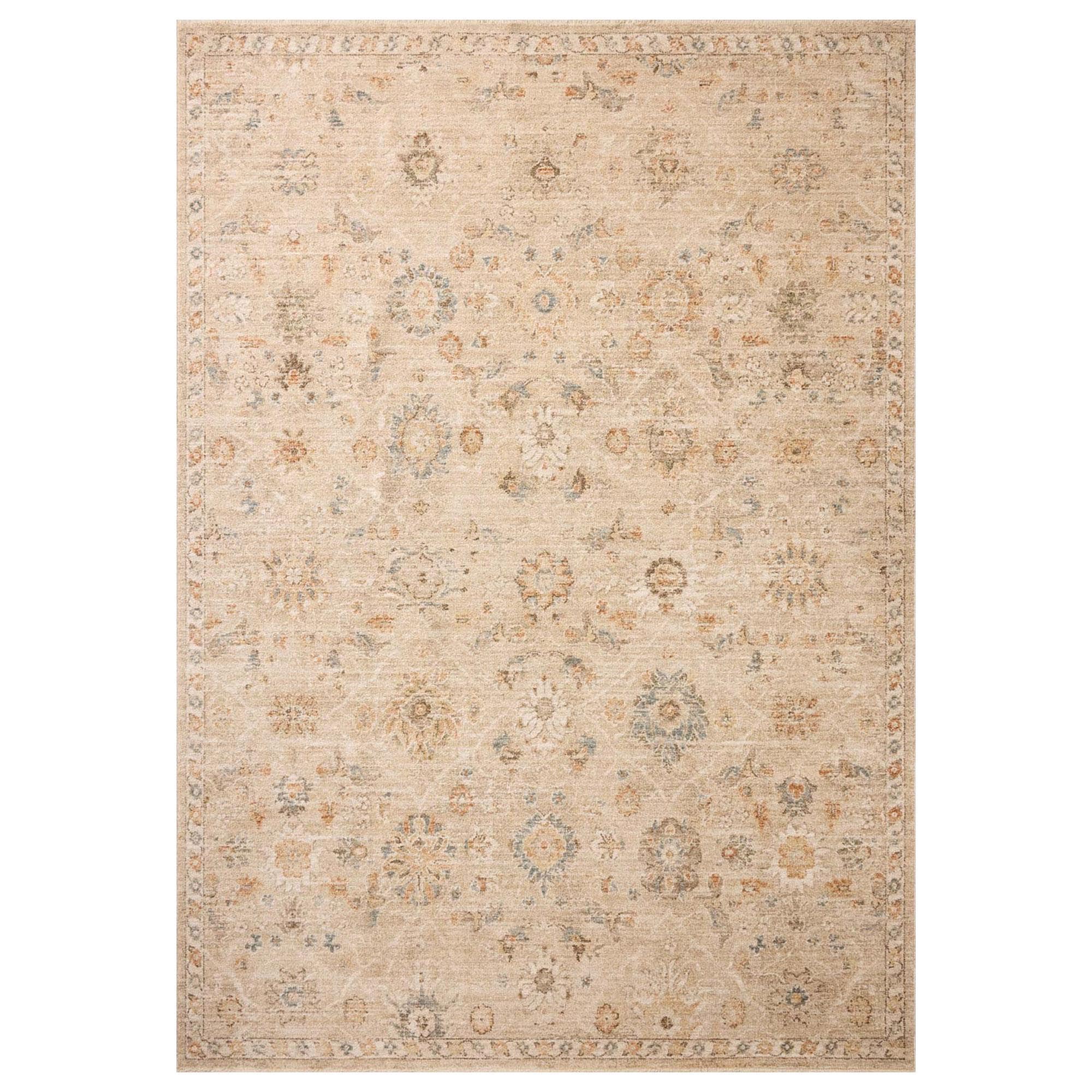Chris Loves Julia x Loloi Palma Natural and Multicolor 7'10