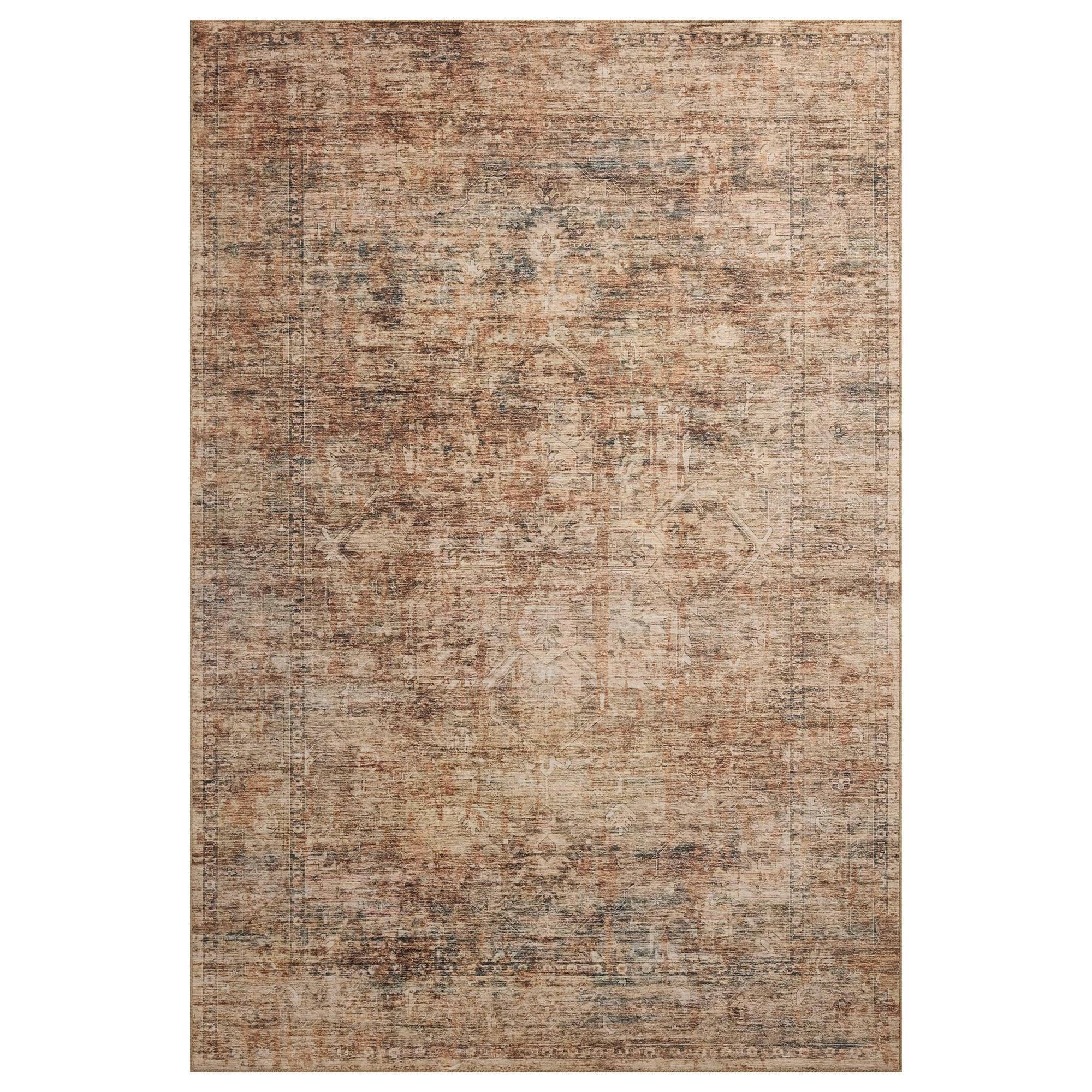 Loloi Anniston Clay and Charcoal 6' x 9' Area Rug