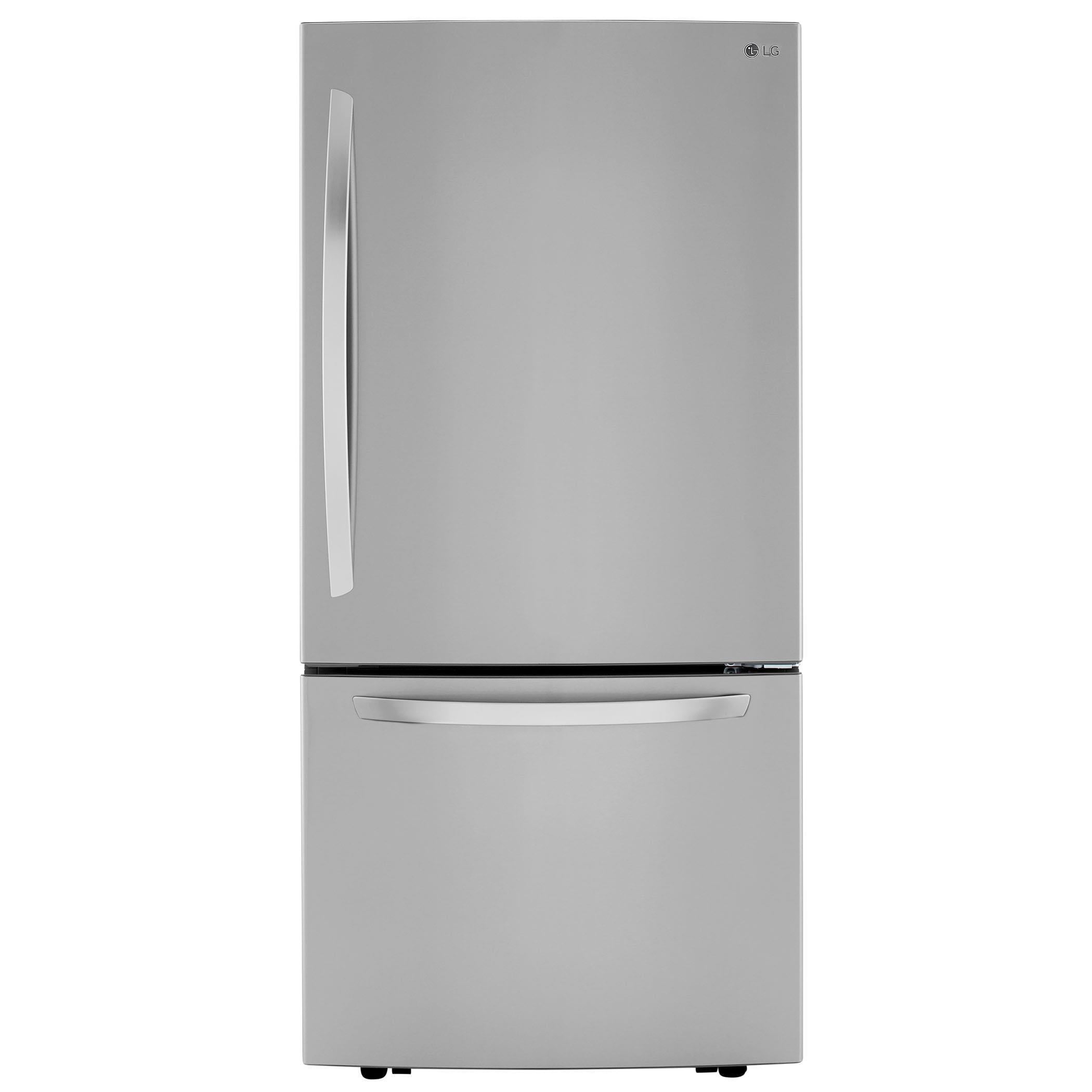 LG 26 Cu. Ft. BottomFreezer Refrigerator in Stainless Steel NFM