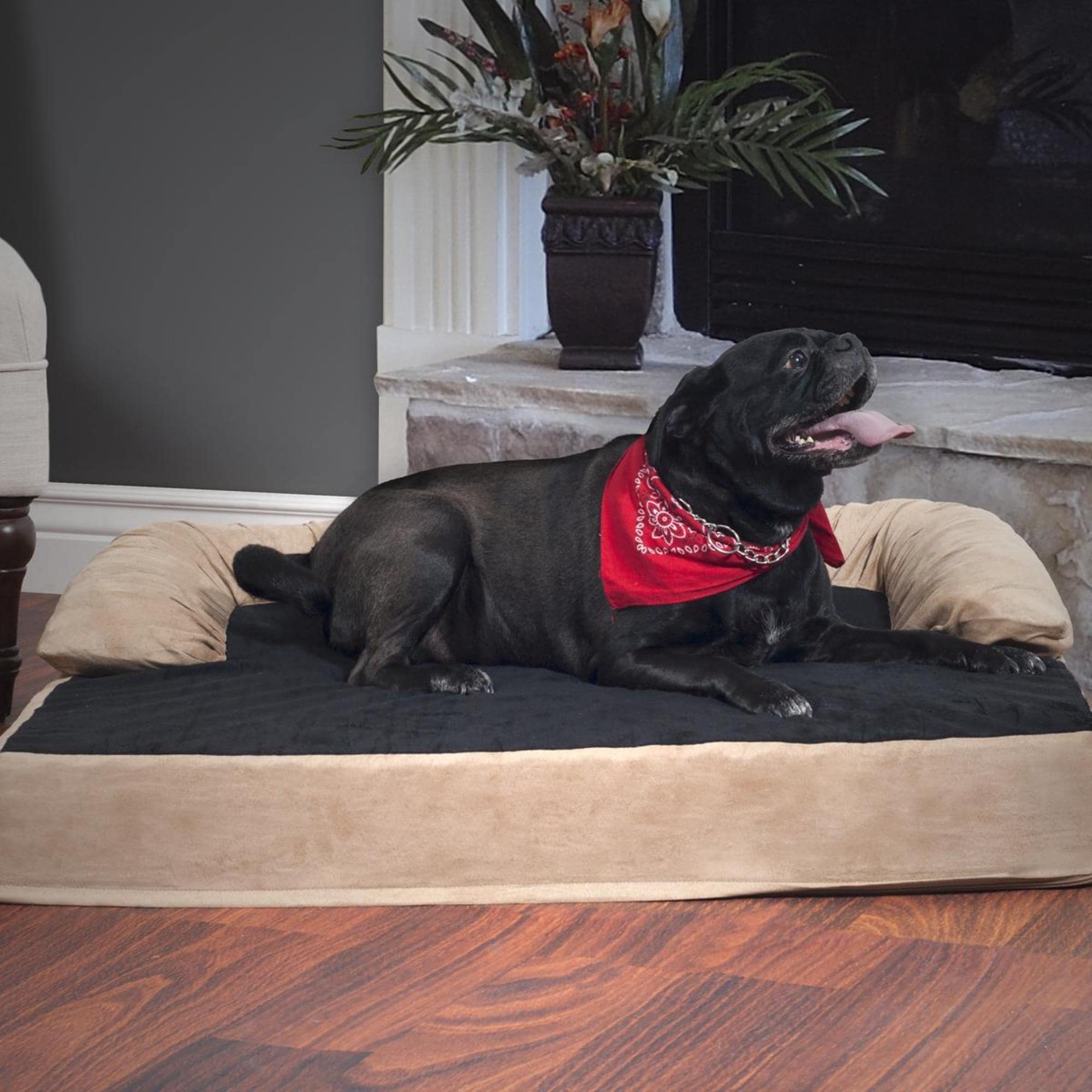 Timberlake PETMAKER Jumbo Orthopedic Memory Foam Pet Bed in Tan NFM