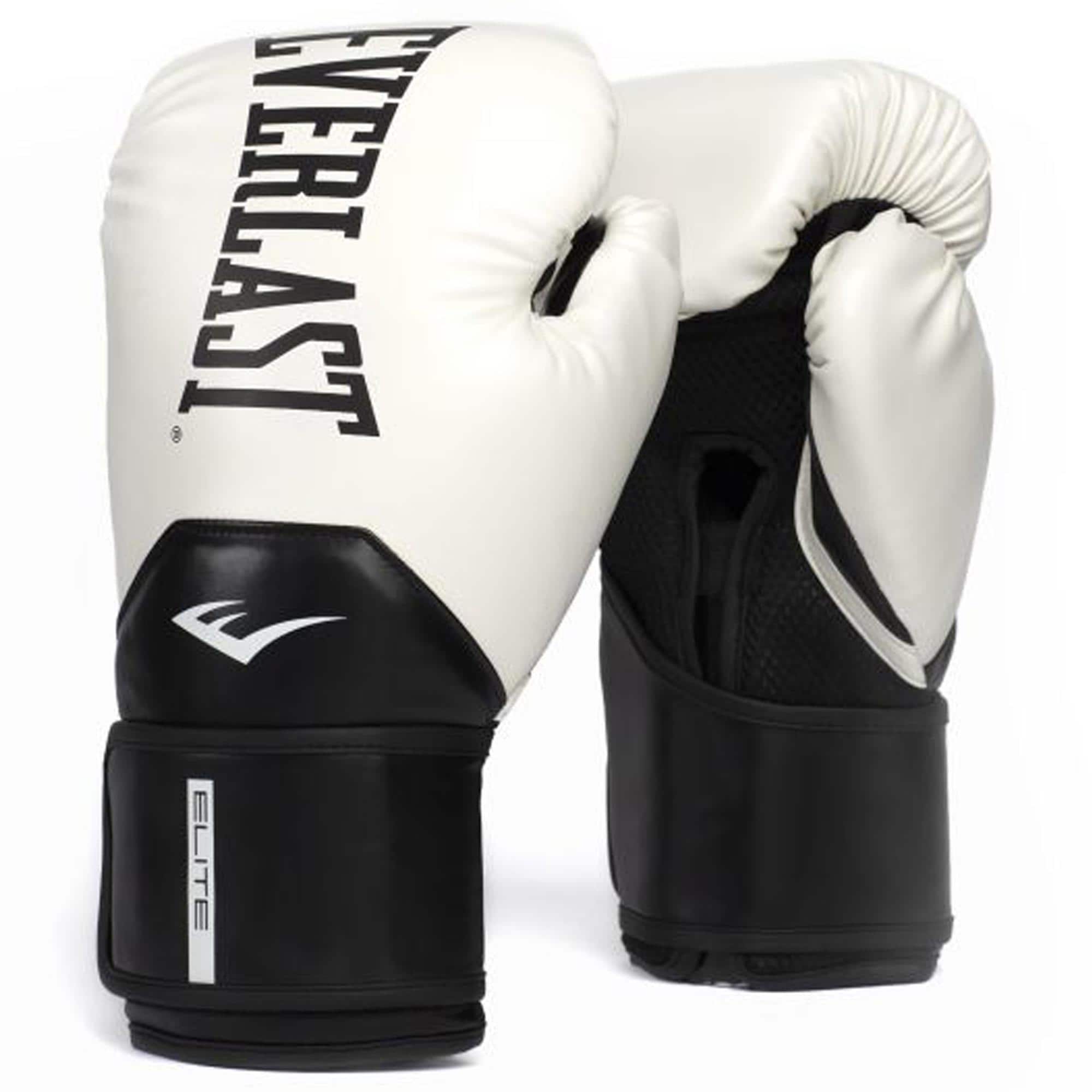 Everlast Elite 2 12 Oz Boxing Gloves In White And Black NFM everlast-elite-2-12-oz-boxing-gloves-in-white-and-black-nfm