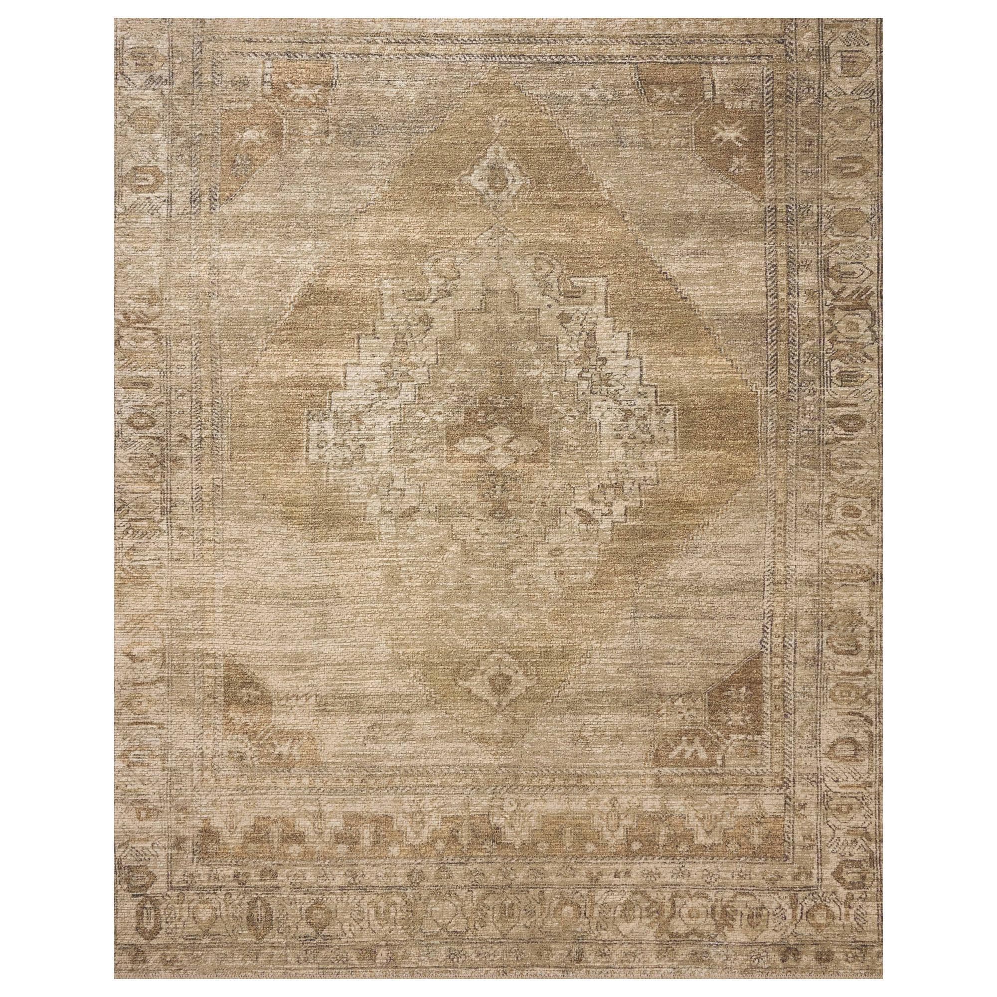 Amber Lewis x Loloi Cambria Taupe and Antique Bronze 5' x 7'6