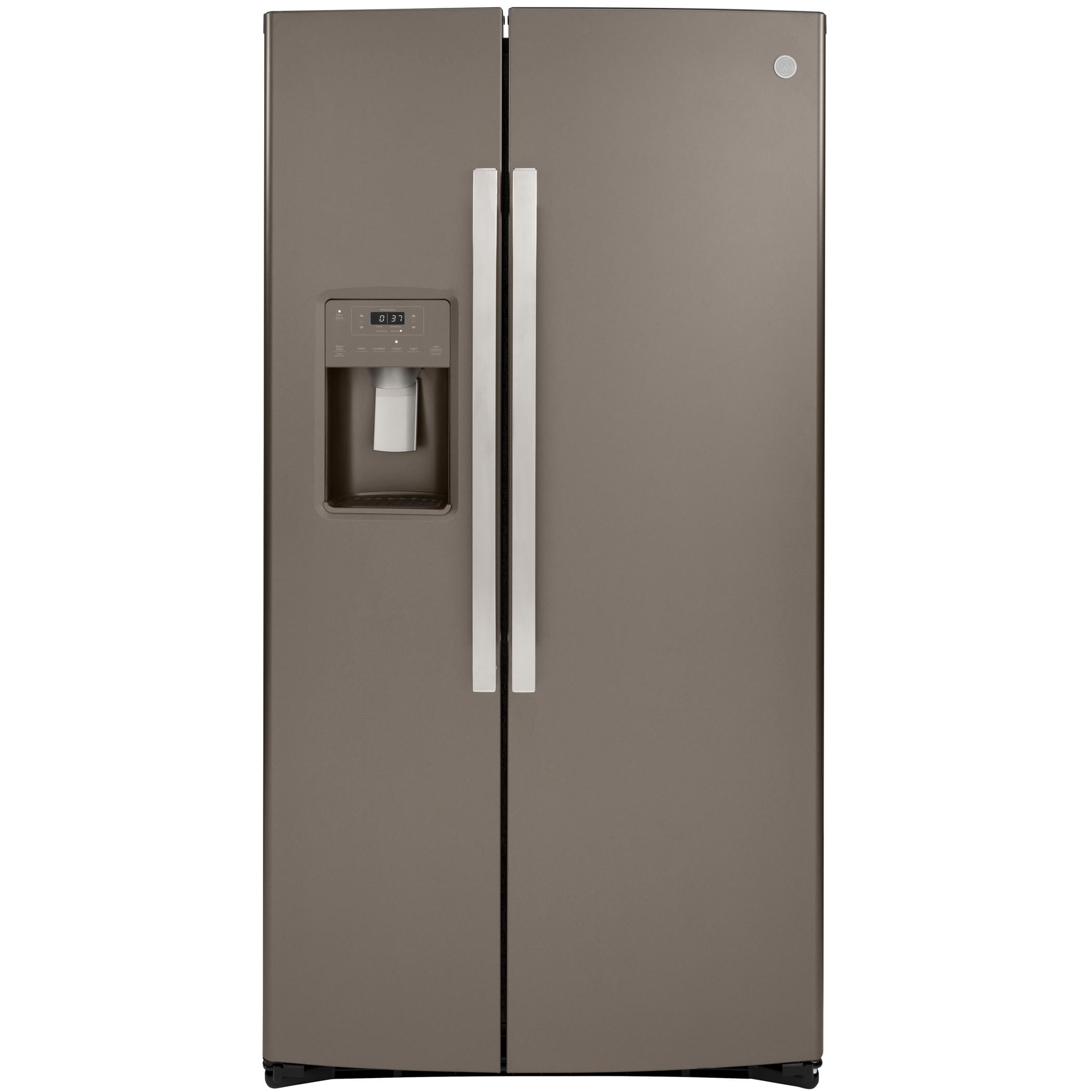 GE Appliances 21.8 Cu. Ft. Counter Depth Side by Side Refrigerator in