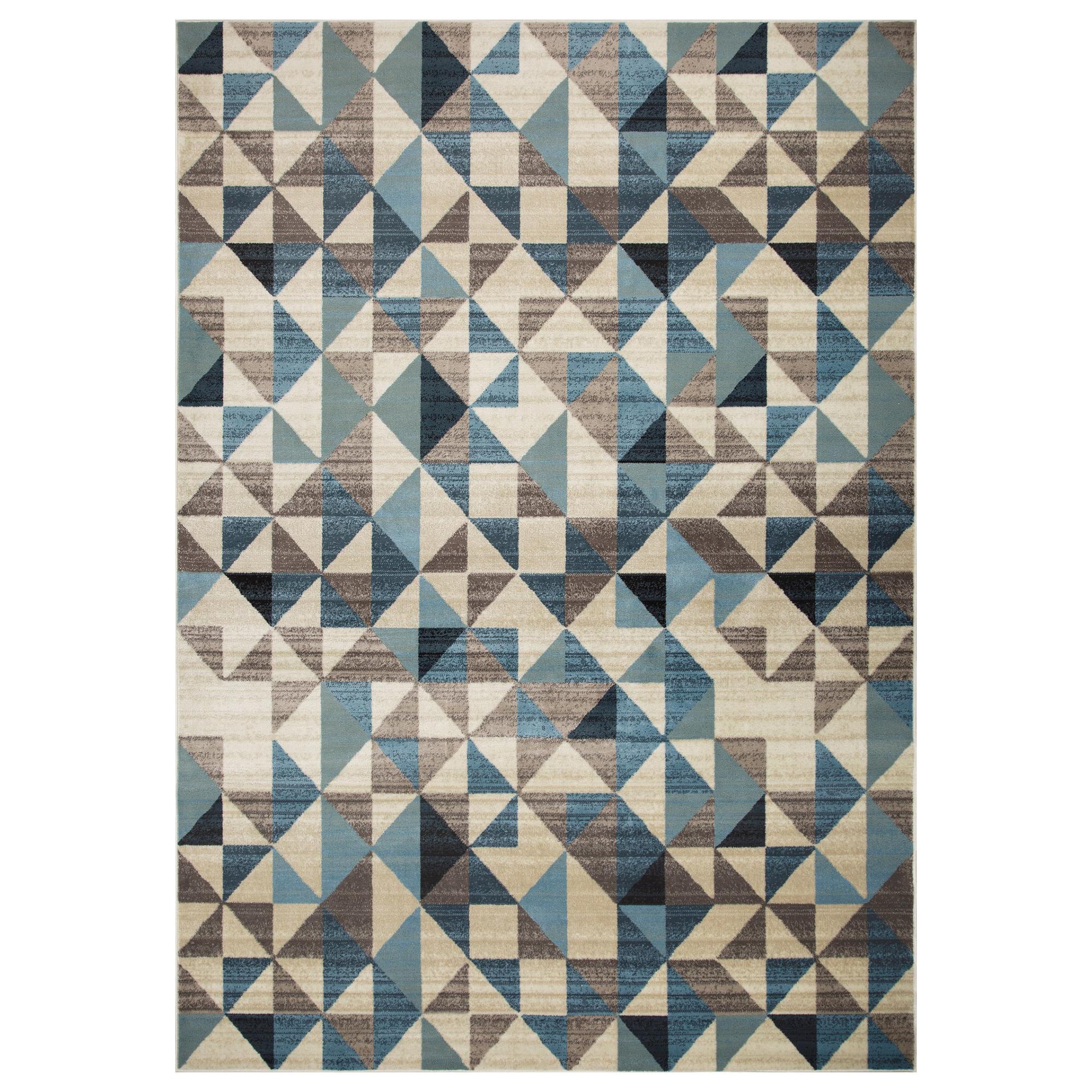 Kas Oriental Rugs Heritage Scope 7'7" x 10'10" Blue and Grey Area Rug NFM