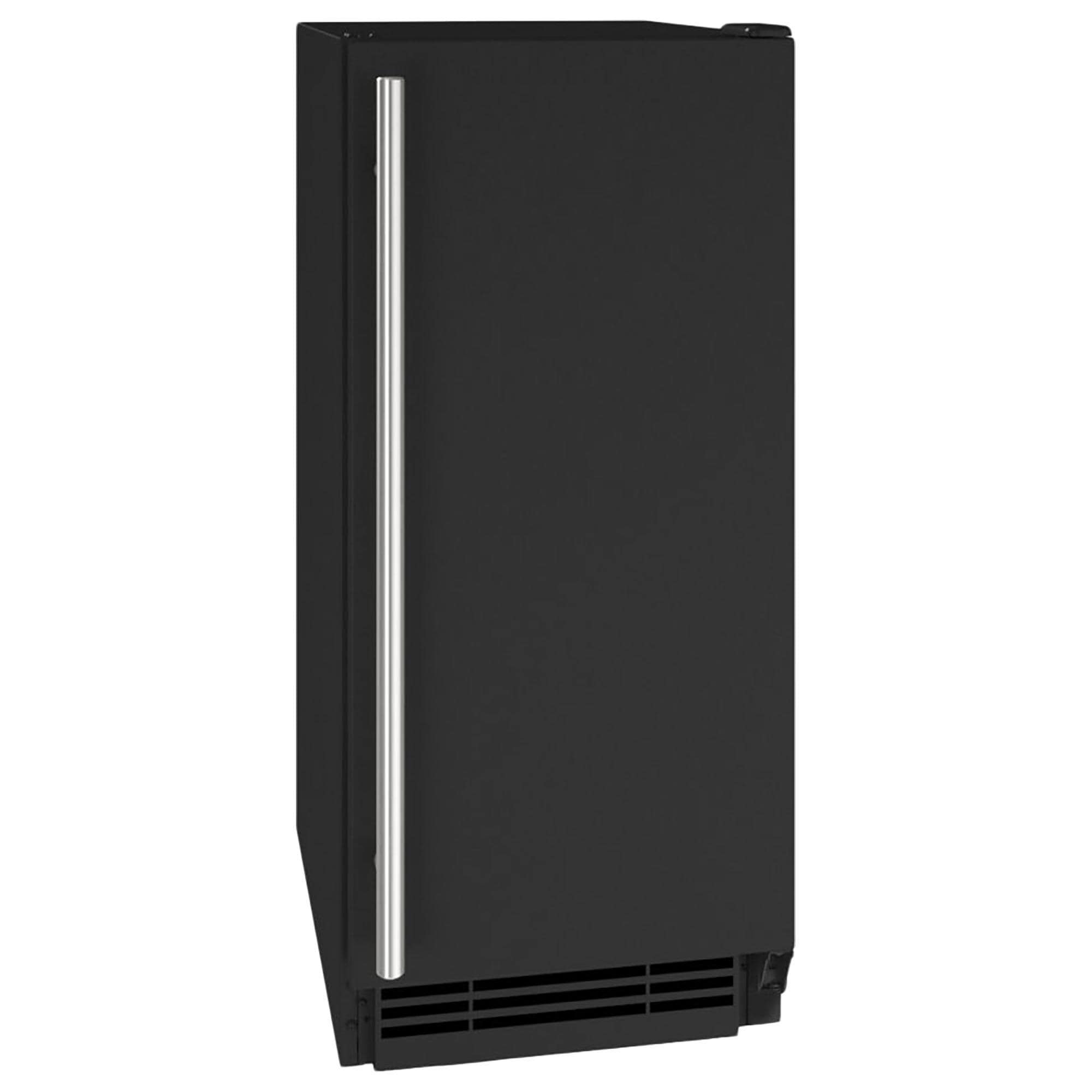 ULine 15" Ice Maker with Pump in Black Nebraska Furniture Mart